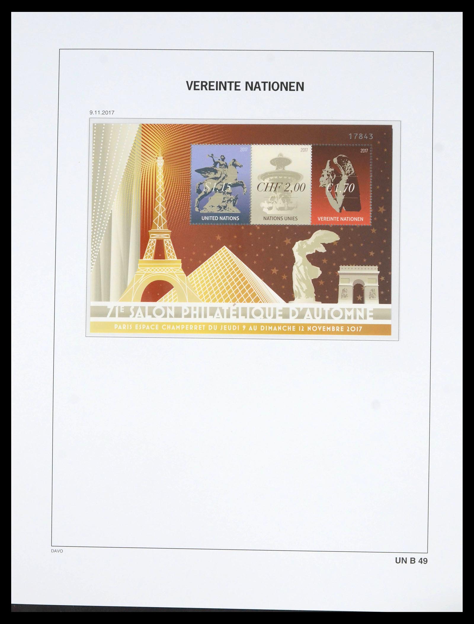 39682 0108 - Stamp collection 39682 United Nations Vienna 1979-2019!