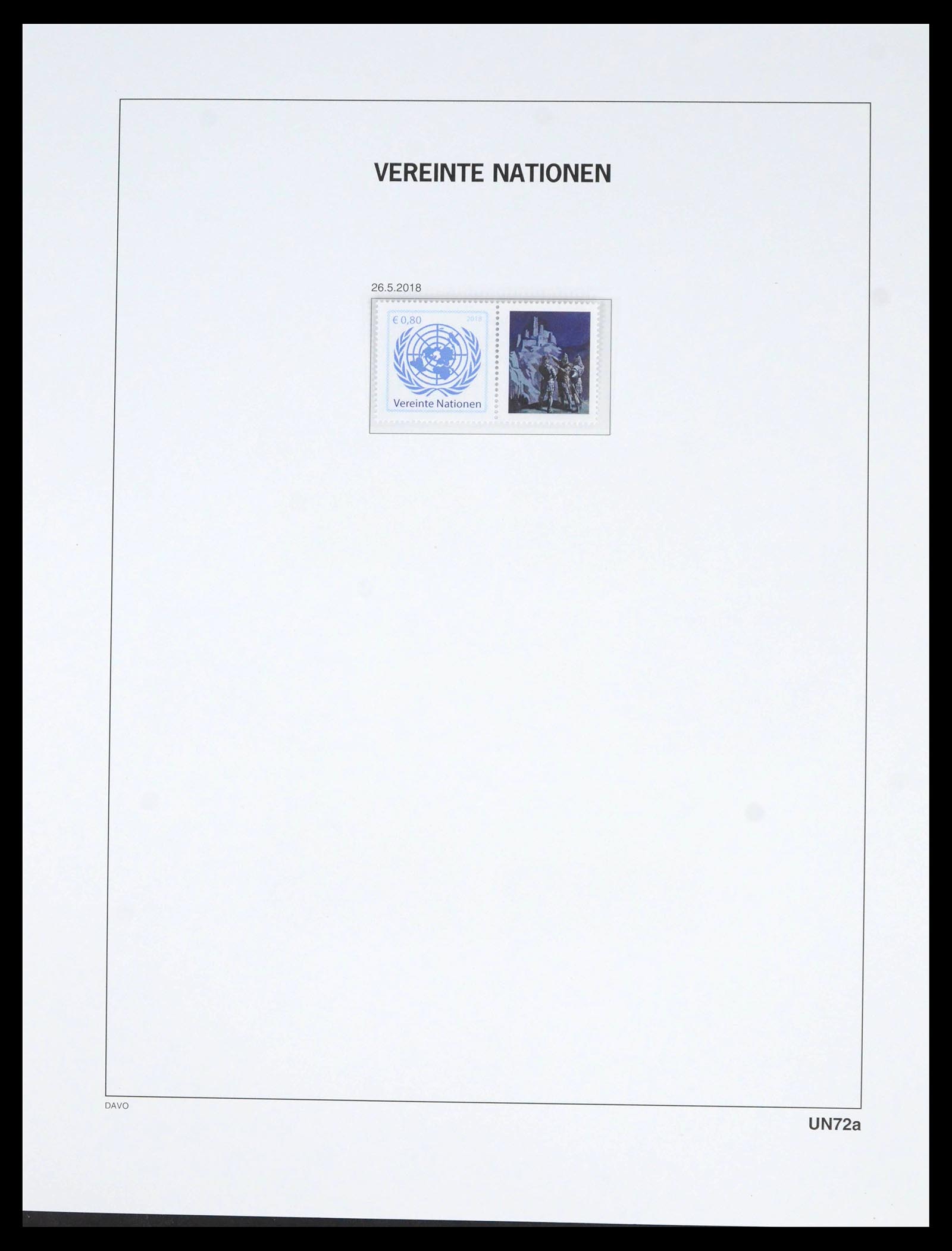 39682 0110 - Stamp collection 39682 United Nations Vienna 1979-2019!