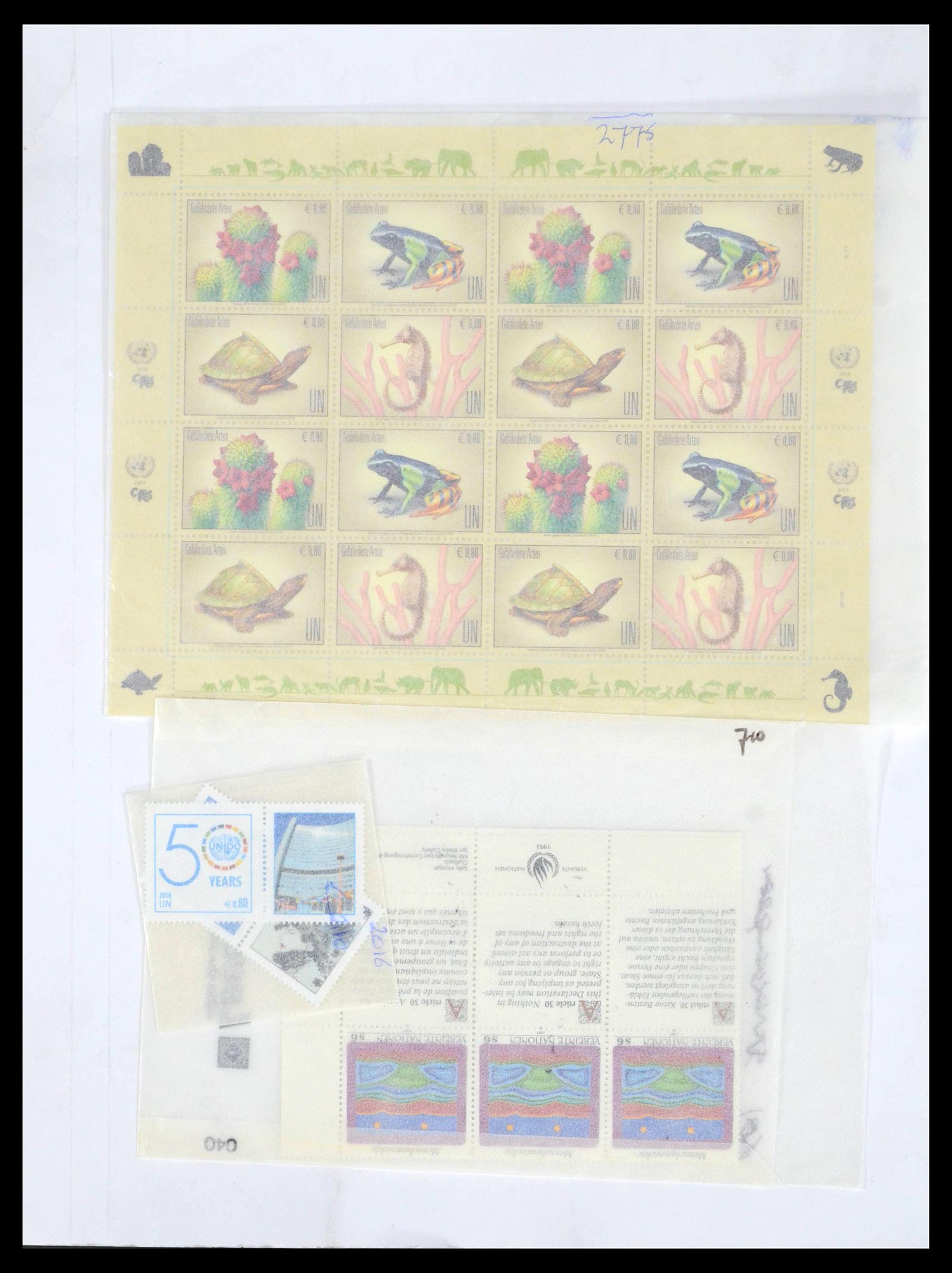 39682 0127 - Stamp collection 39682 United Nations Vienna 1979-2019!