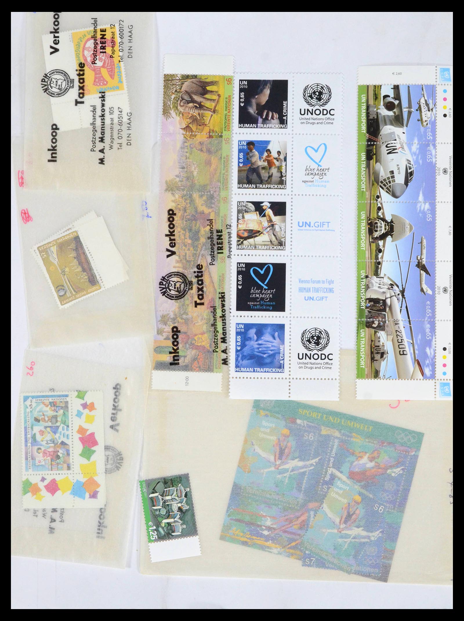 39682 0130 - Stamp collection 39682 United Nations Vienna 1979-2019!