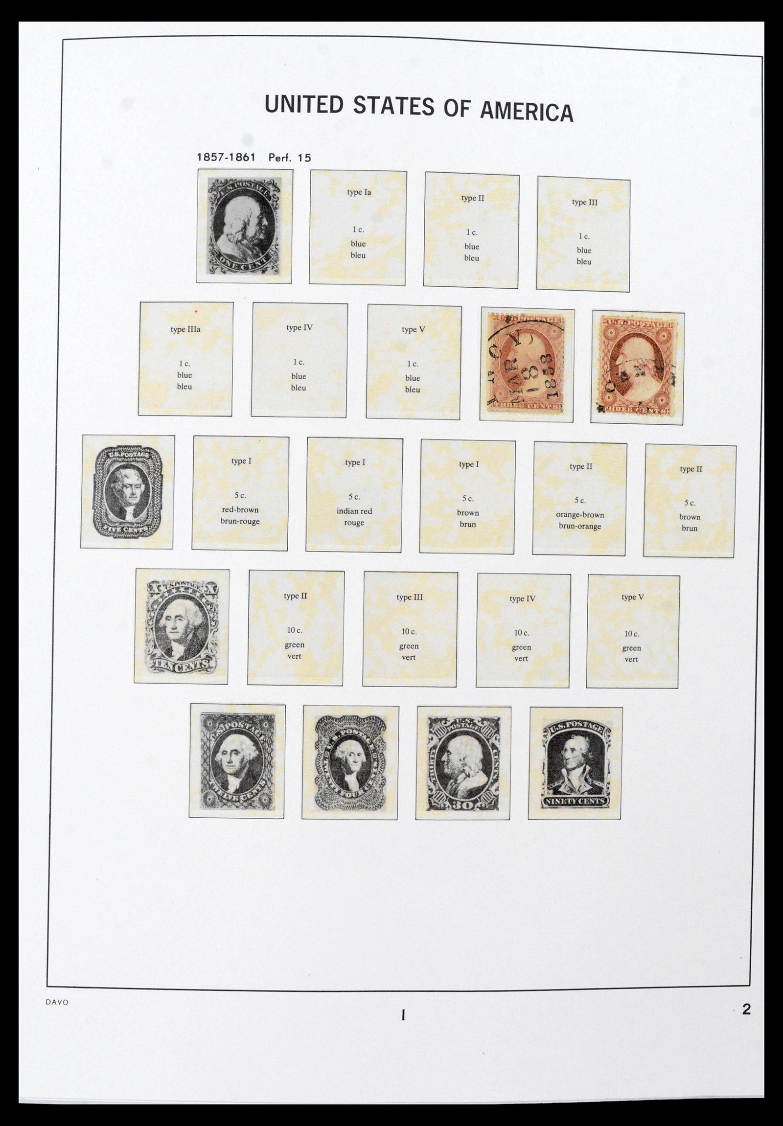 39683 0002 - Stamp collection 39683 USA 1851-2007.