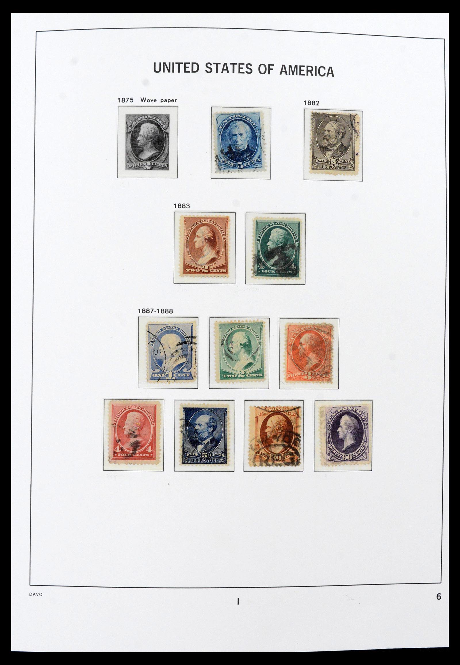 39683 0007 - Stamp collection 39683 USA 1851-2007.