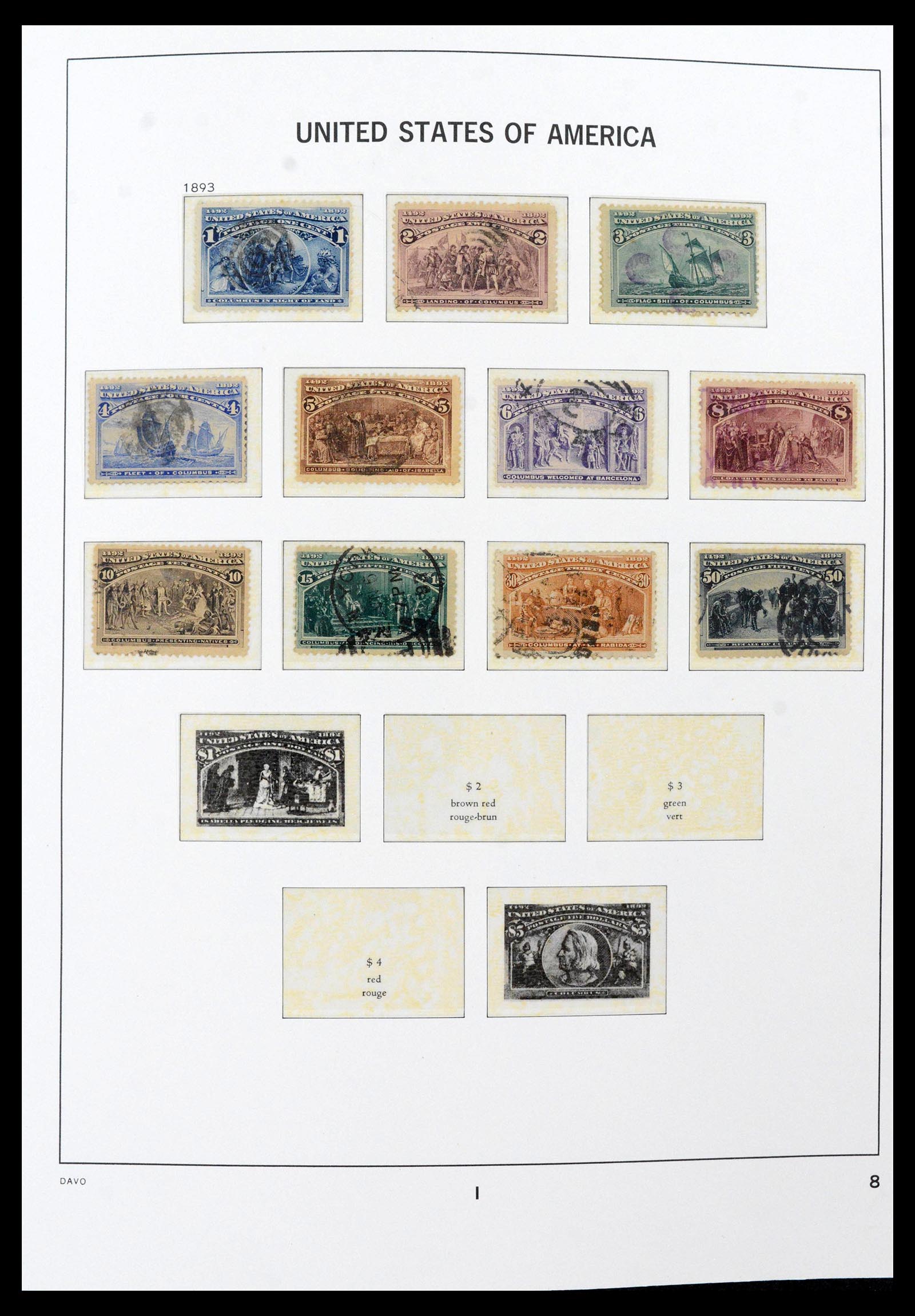 39683 0009 - Stamp collection 39683 USA 1851-2007.