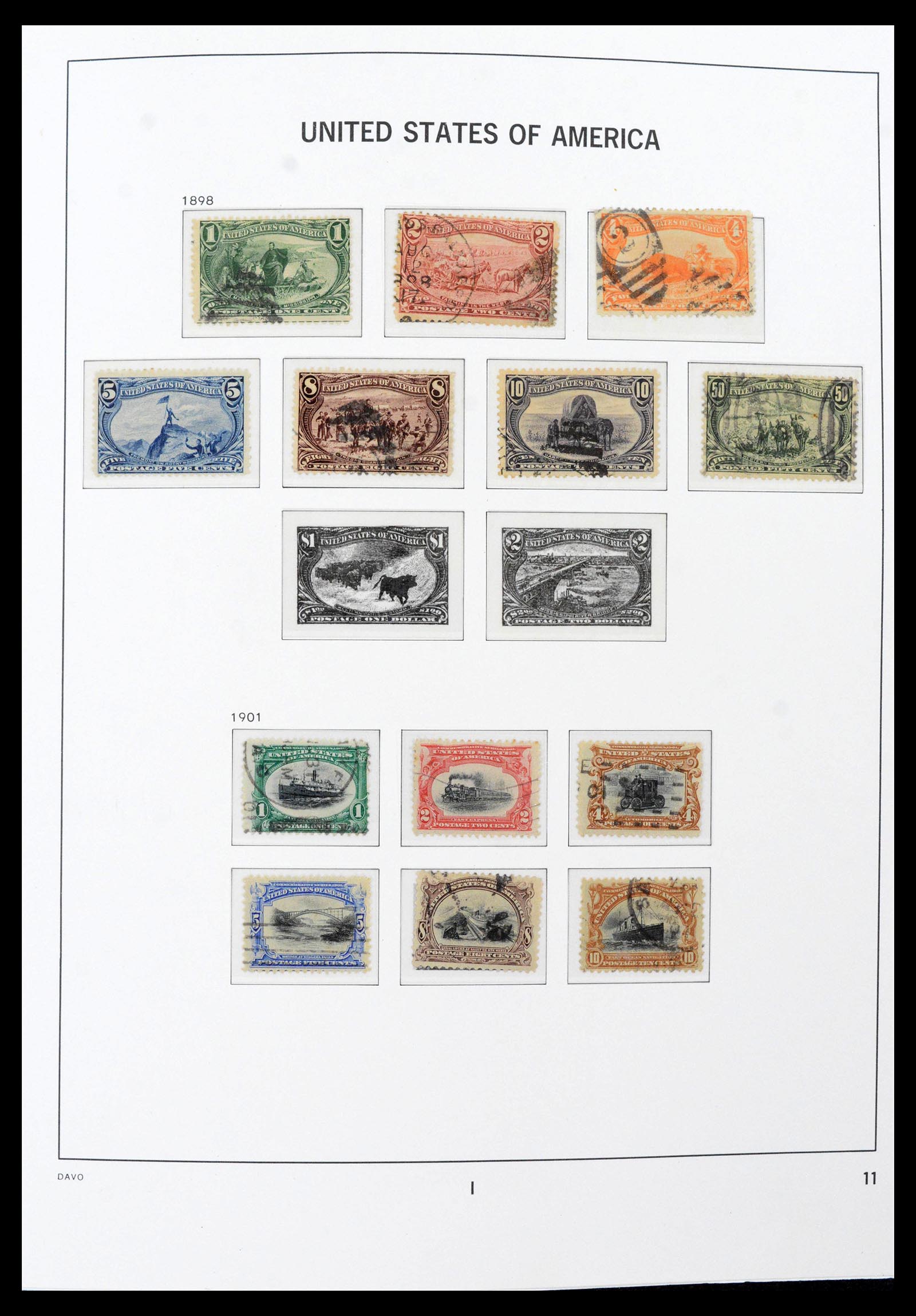 39683 0012 - Stamp collection 39683 USA 1851-2007.