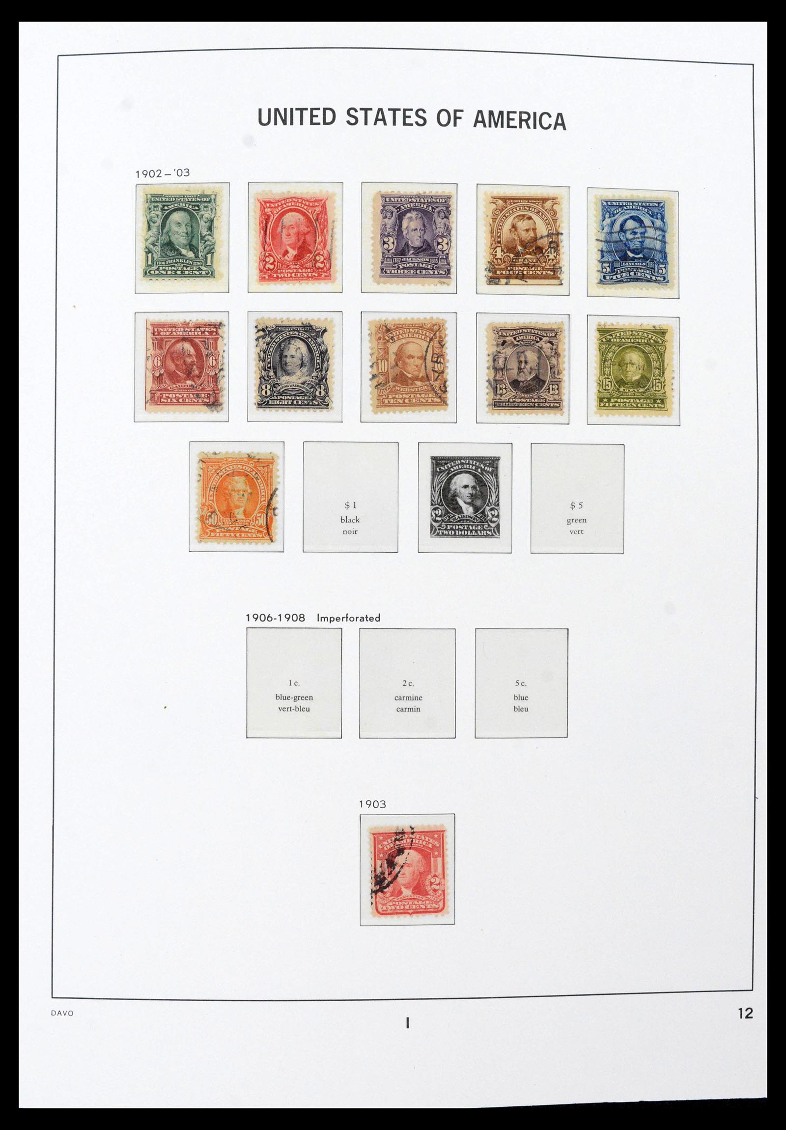 39683 0013 - Stamp collection 39683 USA 1851-2007.