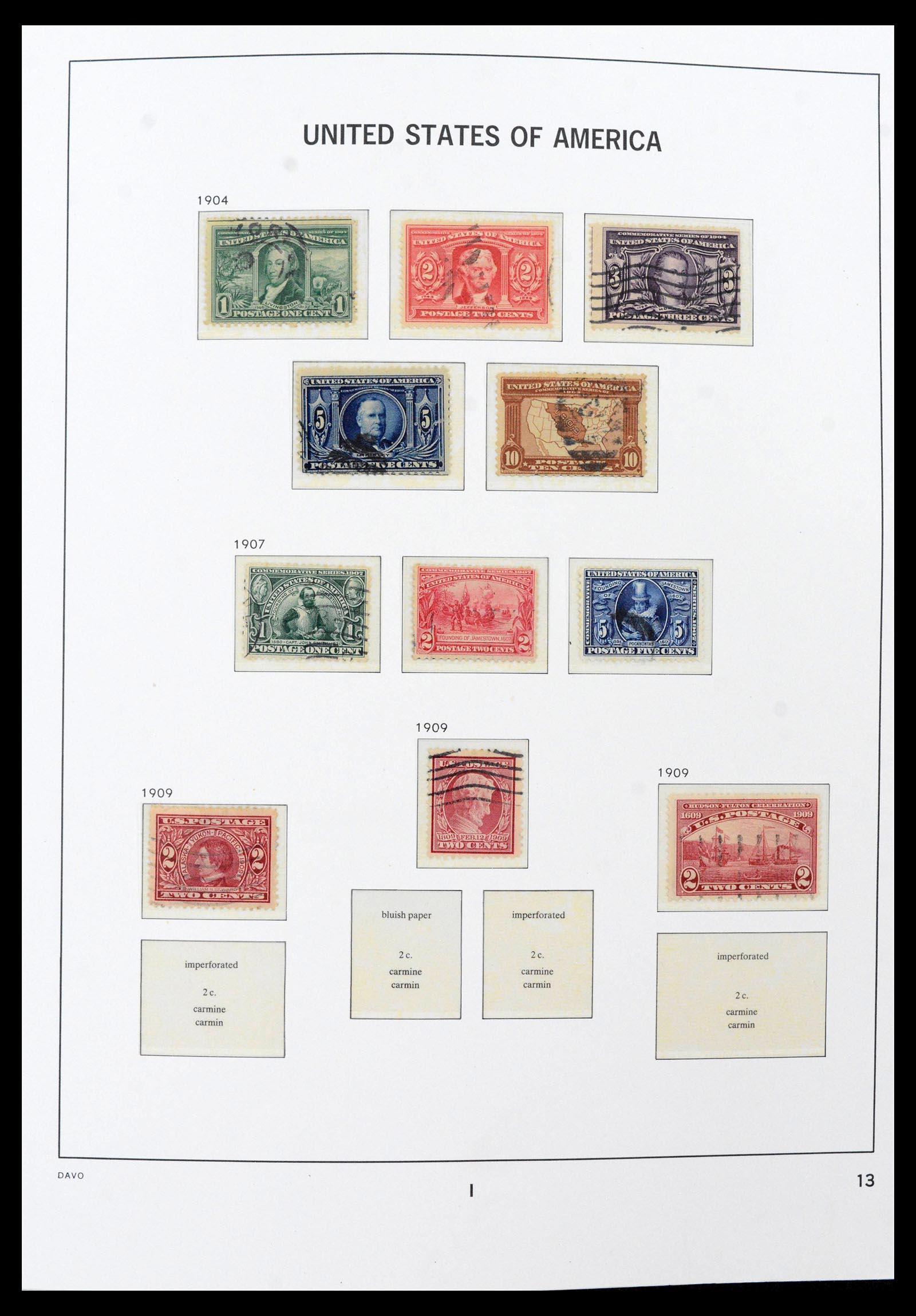 39683 0014 - Stamp collection 39683 USA 1851-2007.