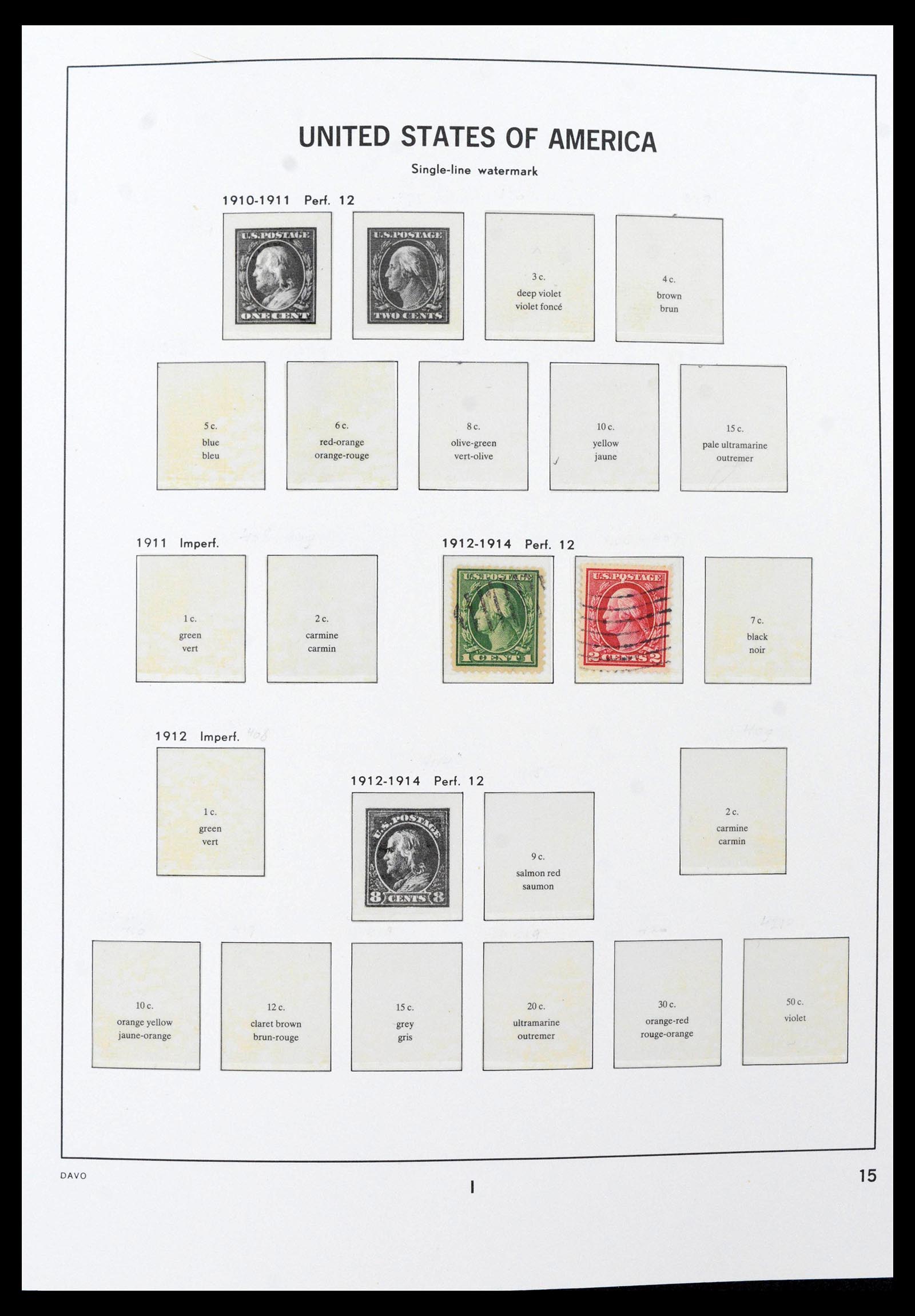 39683 0017 - Stamp collection 39683 USA 1851-2007.