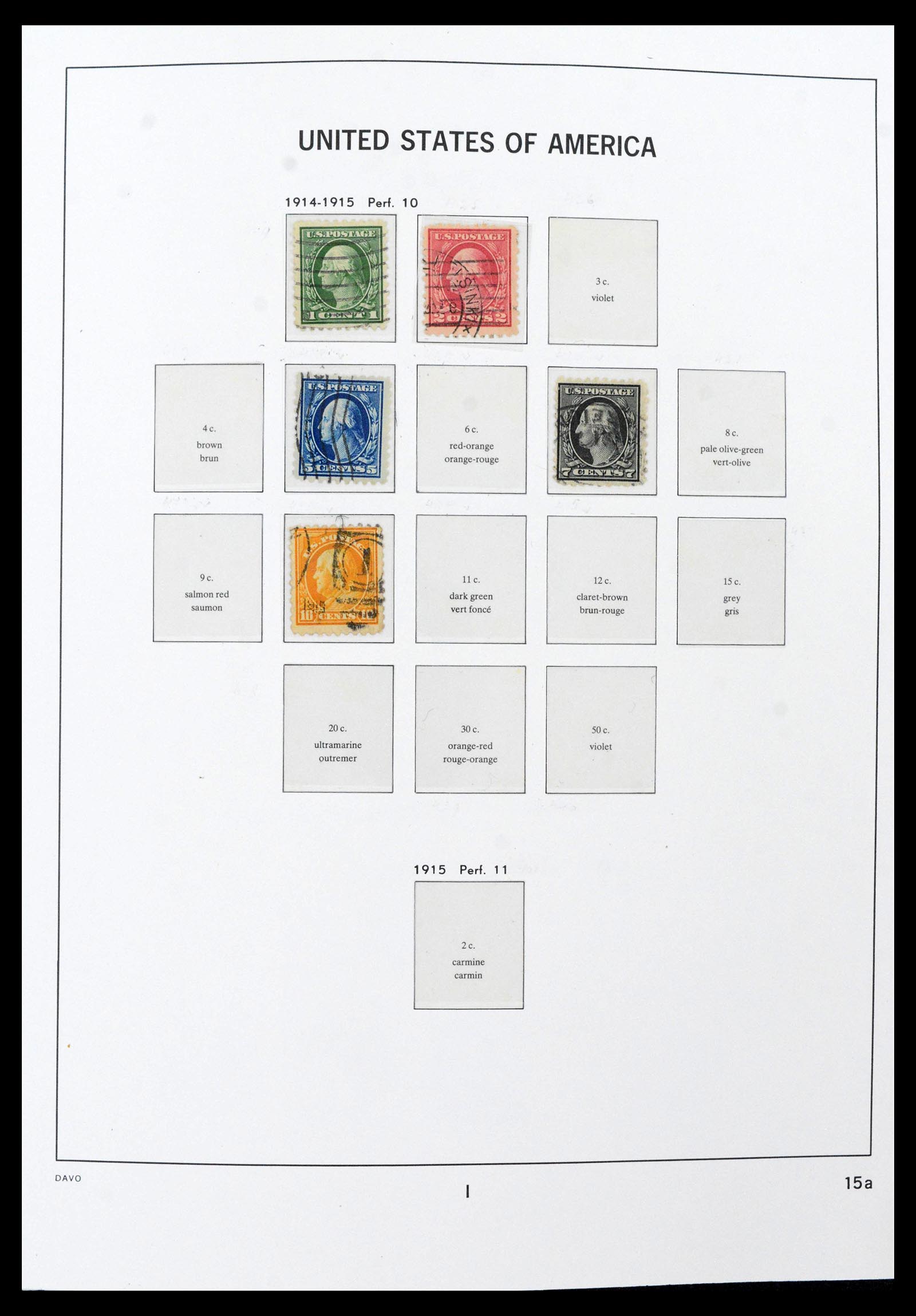 39683 0018 - Stamp collection 39683 USA 1851-2007.