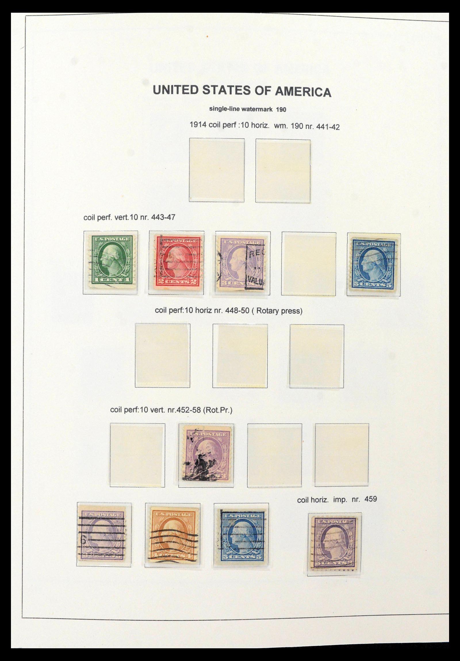 39683 0019 - Stamp collection 39683 USA 1851-2007.