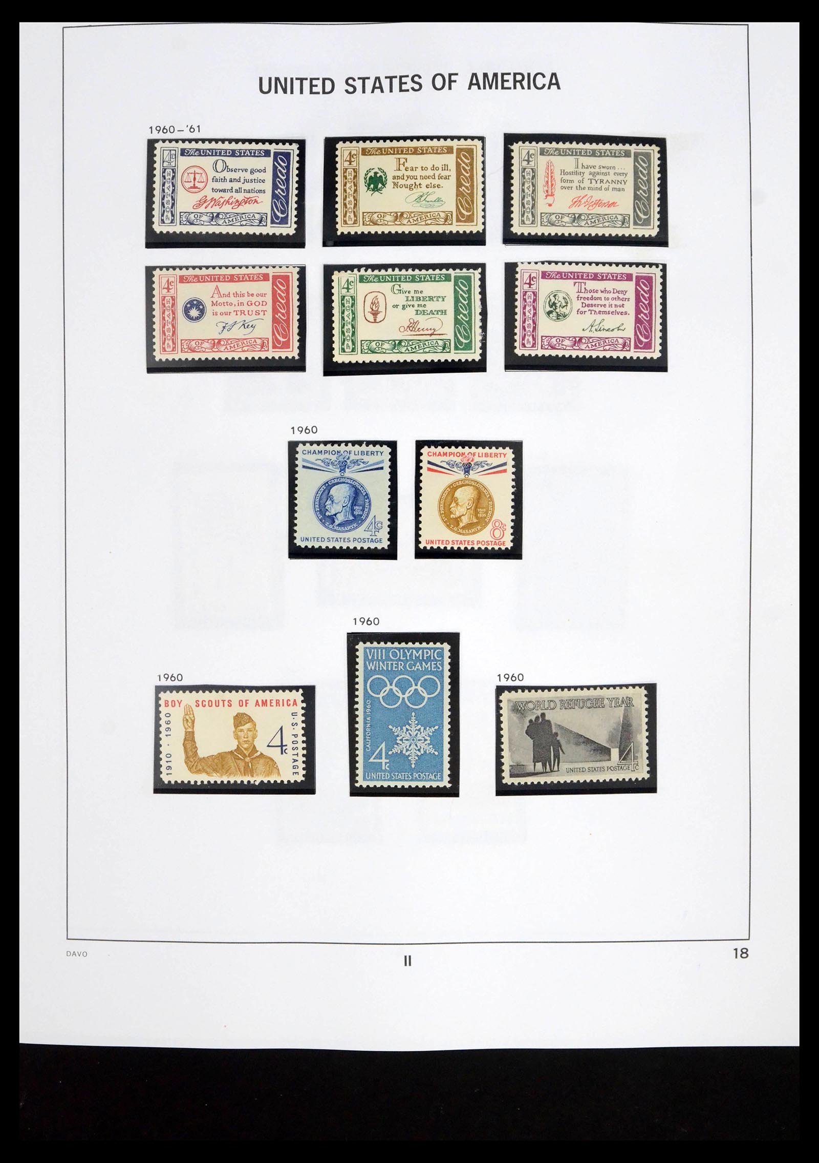 39684 0003 - Stamp collection 39684 USA 1958-1999.