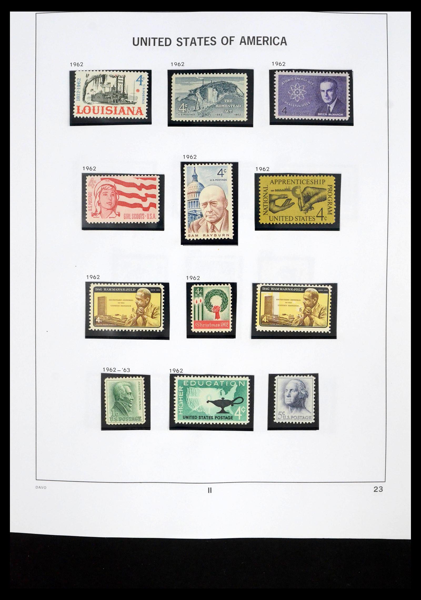 39684 0008 - Stamp collection 39684 USA 1958-1999.