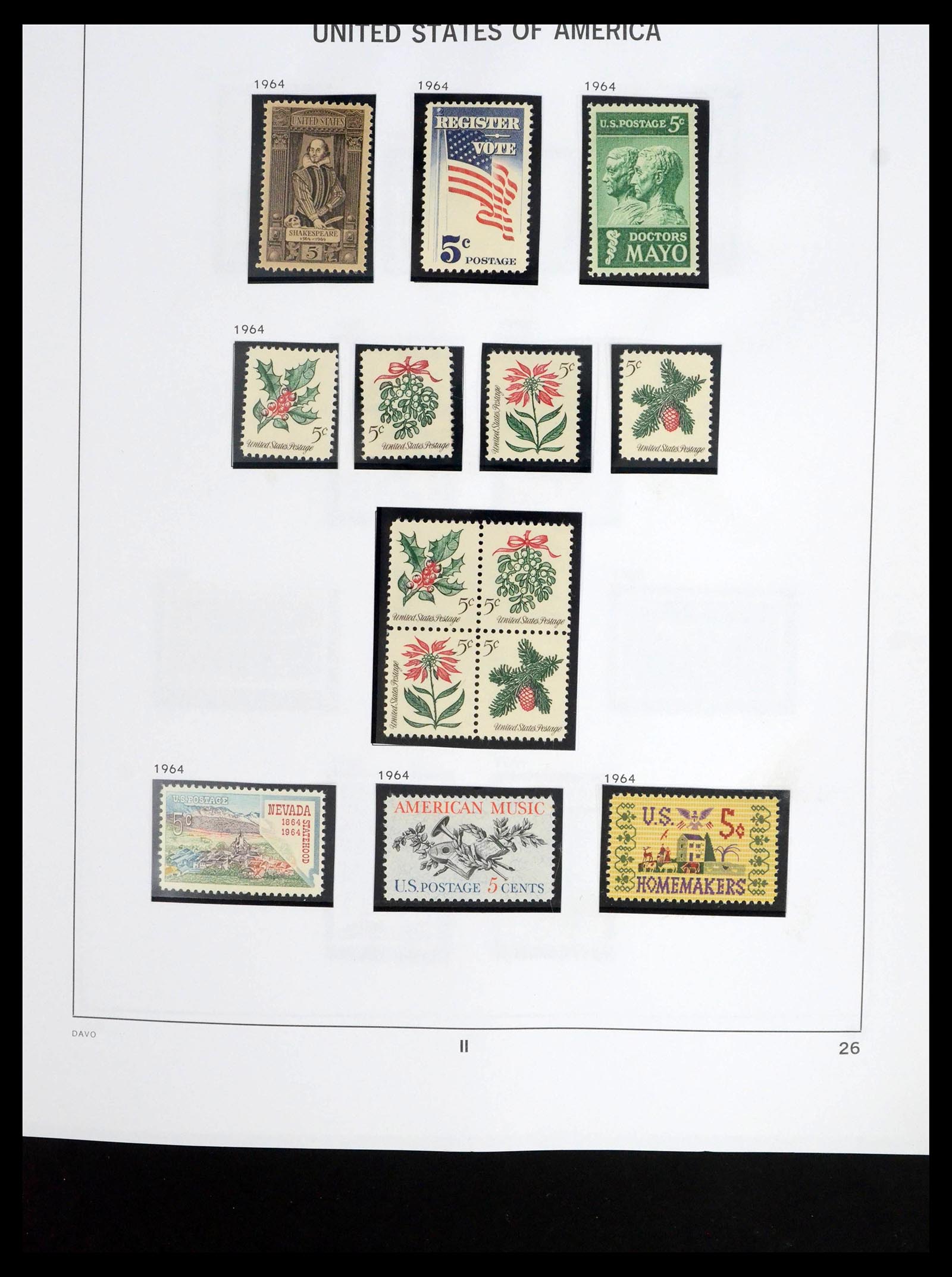 39684 0011 - Stamp collection 39684 USA 1958-1999.