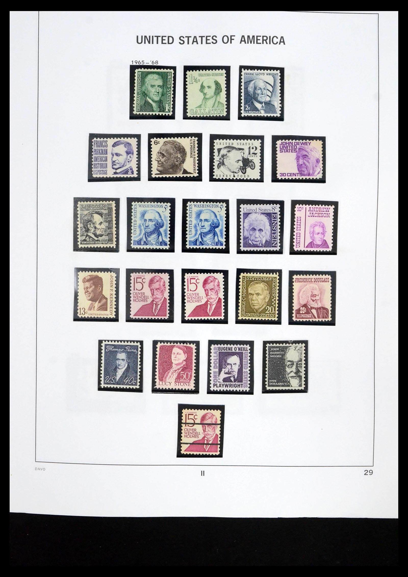 39684 0014 - Stamp collection 39684 USA 1958-1999.