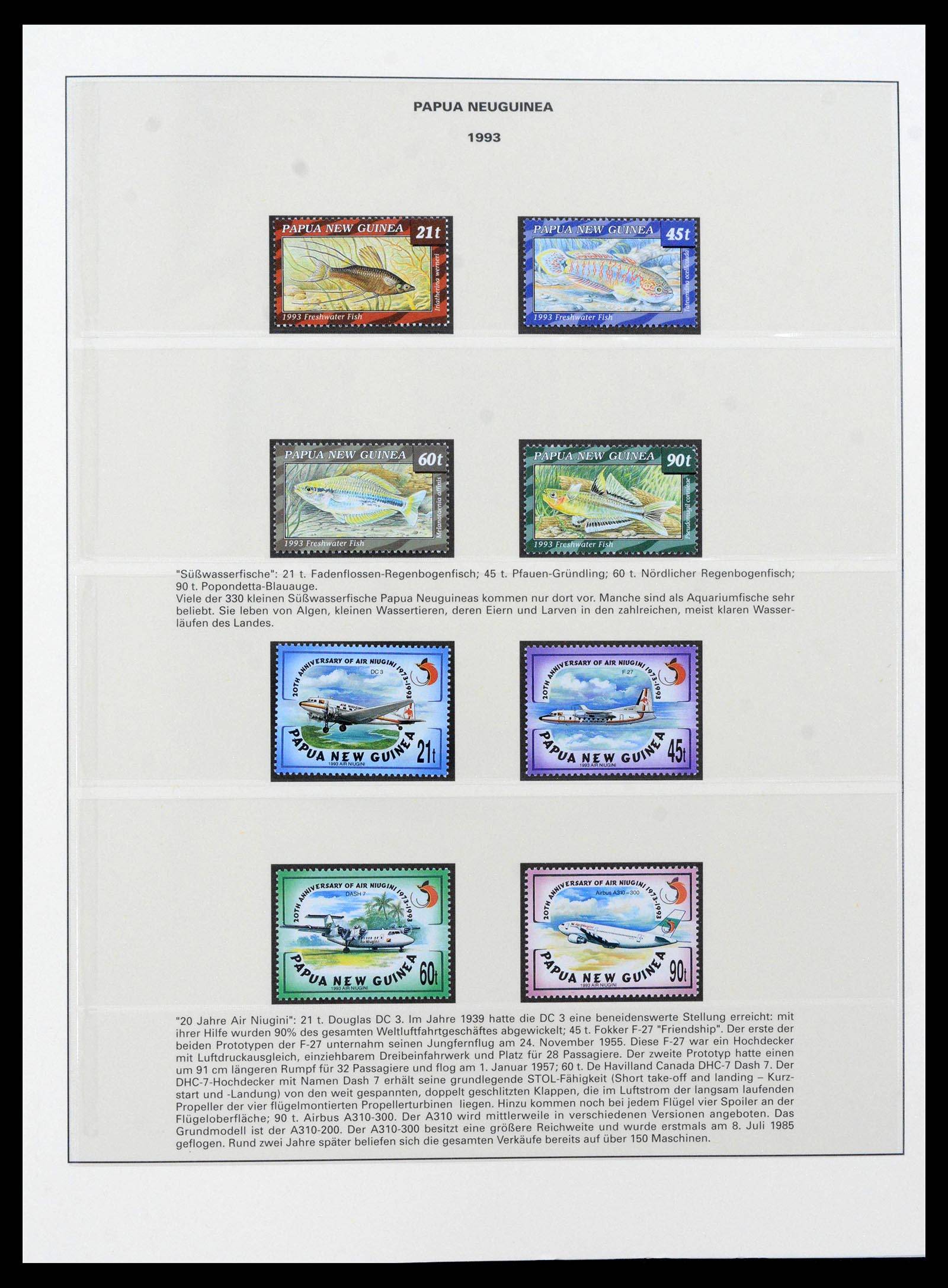 39686 0071 - Stamp collection 39686 Papua New Guinea 1973-2010.