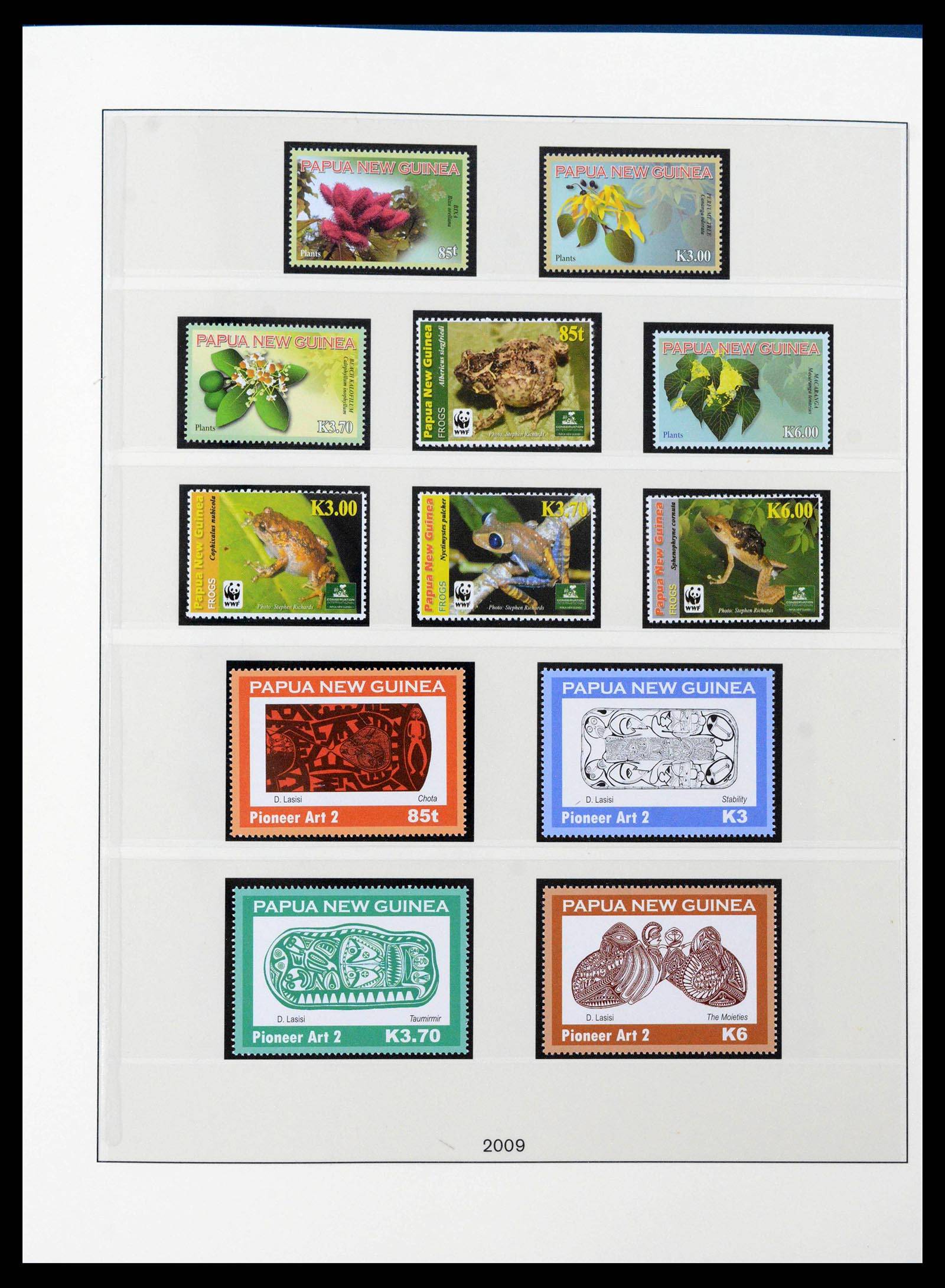 39686 0163 - Stamp collection 39686 Papua New Guinea 1973-2010.