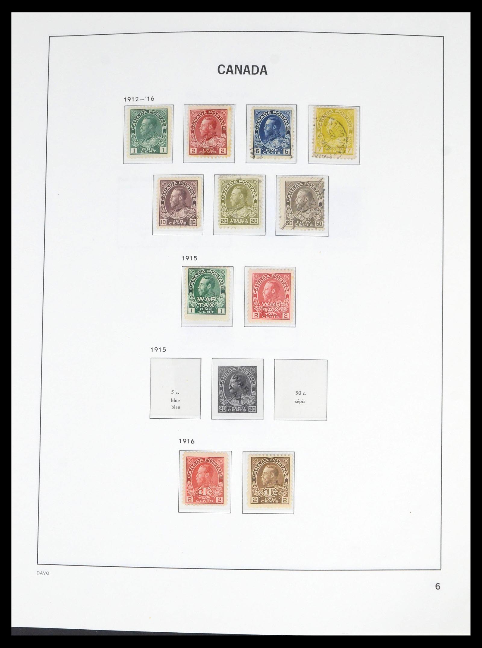 39688 0006 - Stamp collection 39688 Canada 1859-1997.