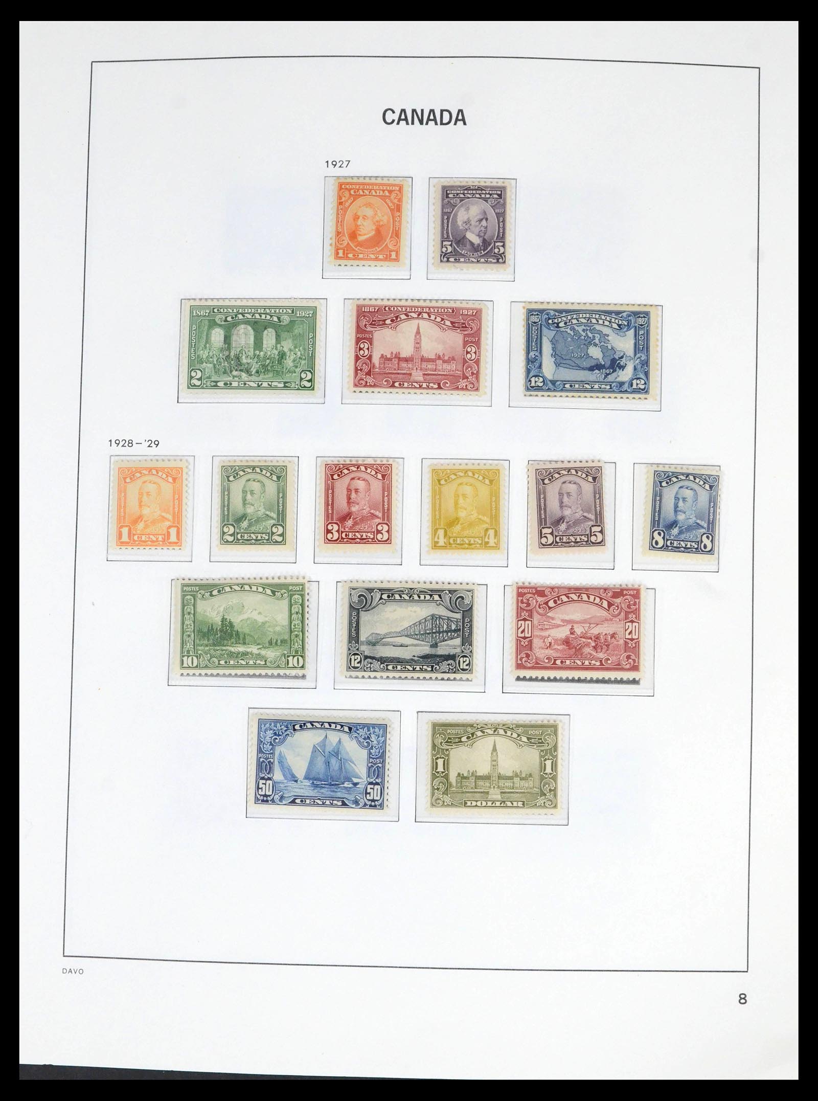 39688 0010 - Stamp collection 39688 Canada 1859-1997.