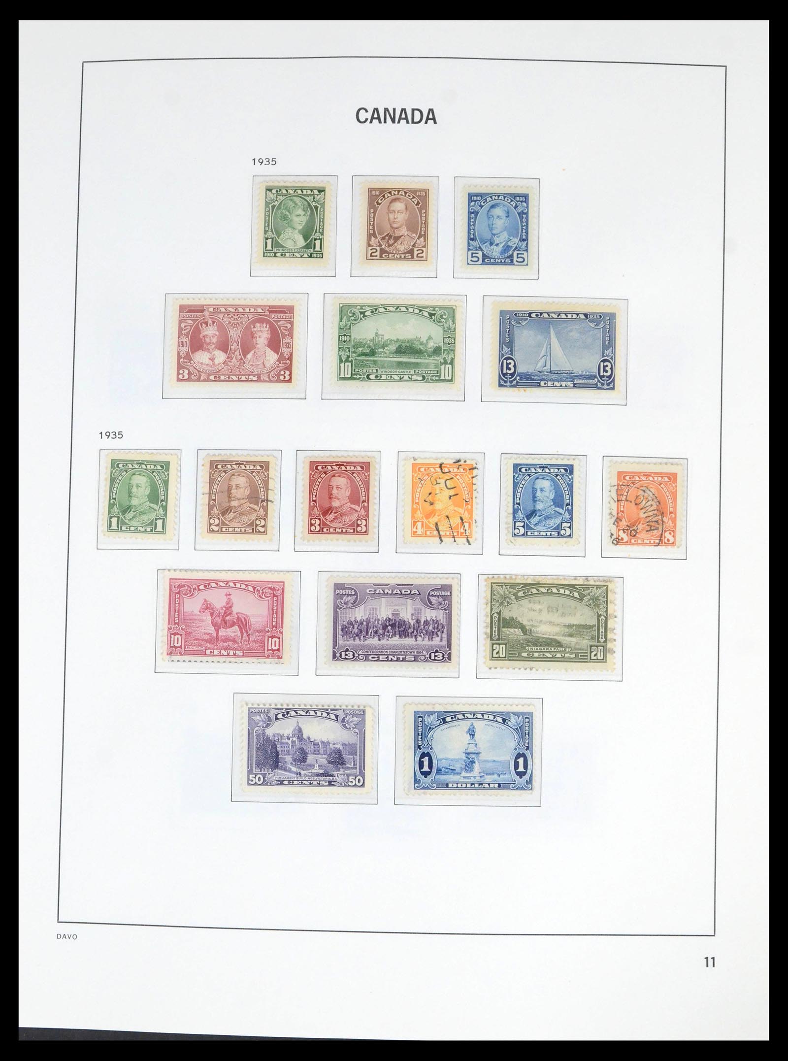 39688 0014 - Stamp collection 39688 Canada 1859-1997.