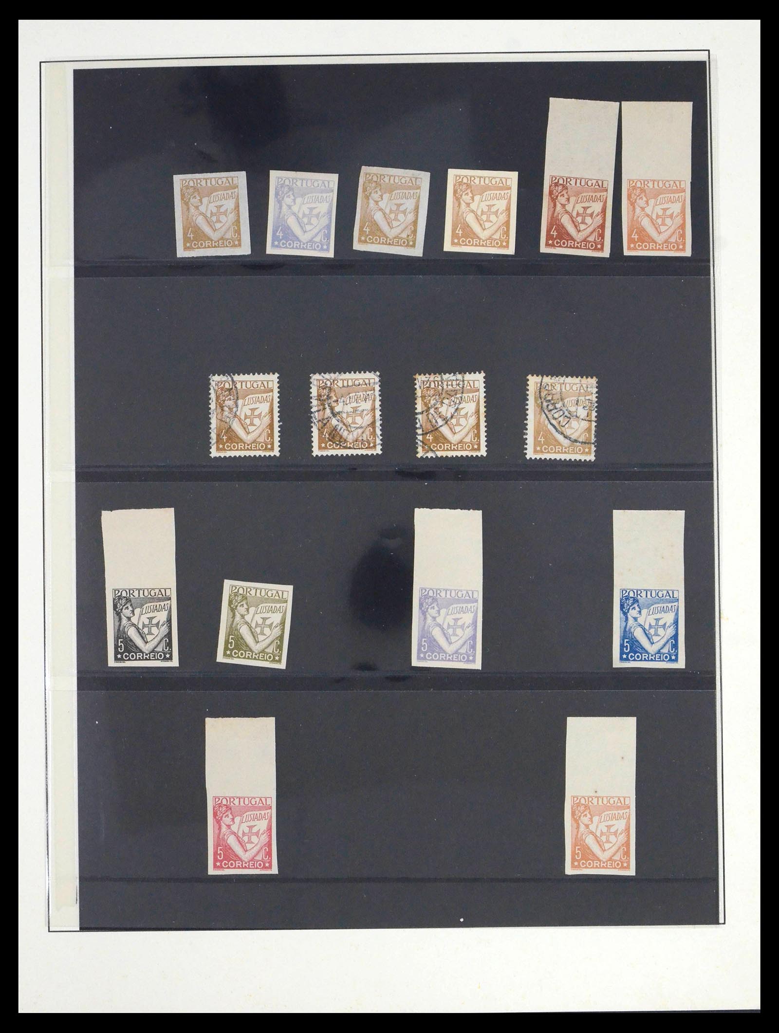 39690 0016 - Stamp collection 39690 Portugal key stamps/proofs/varieties 1853-1980.