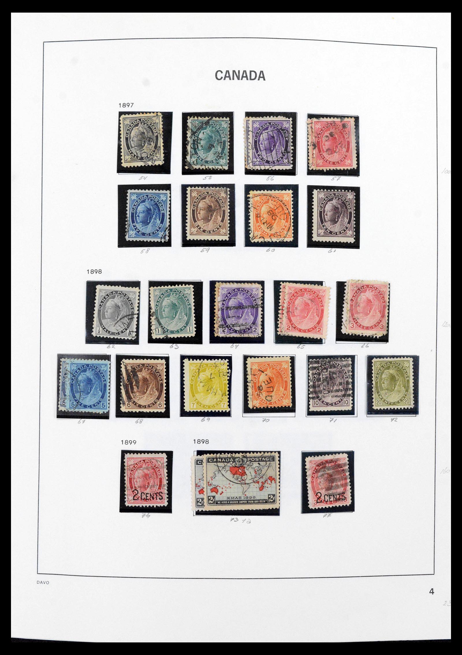 39692 0004 - Stamp collection 39692 Canada 1851-1986.