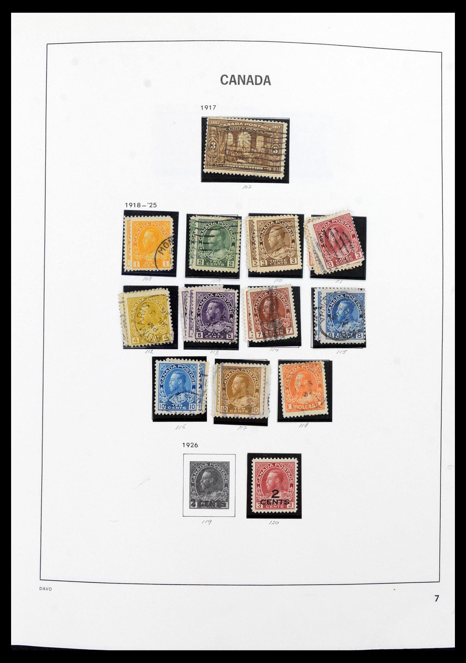 39692 0008 - Stamp collection 39692 Canada 1851-1986.