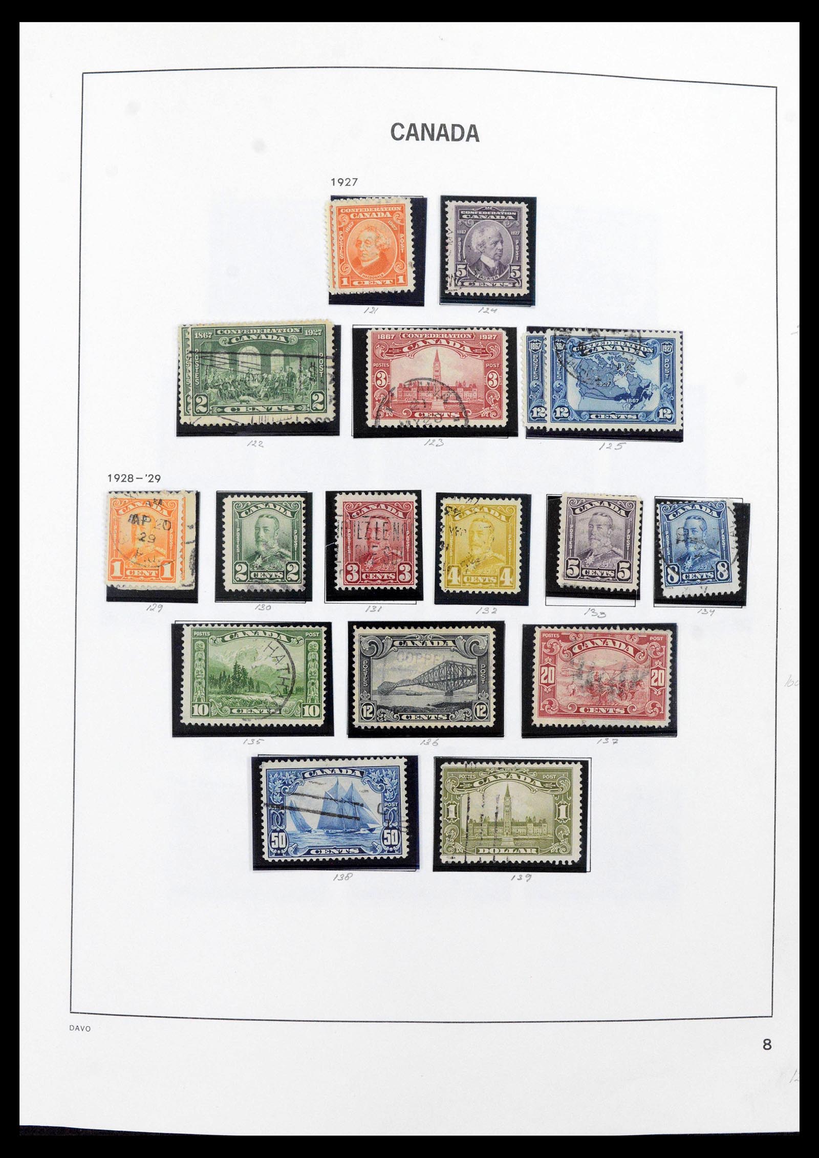 39692 0010 - Stamp collection 39692 Canada 1851-1986.