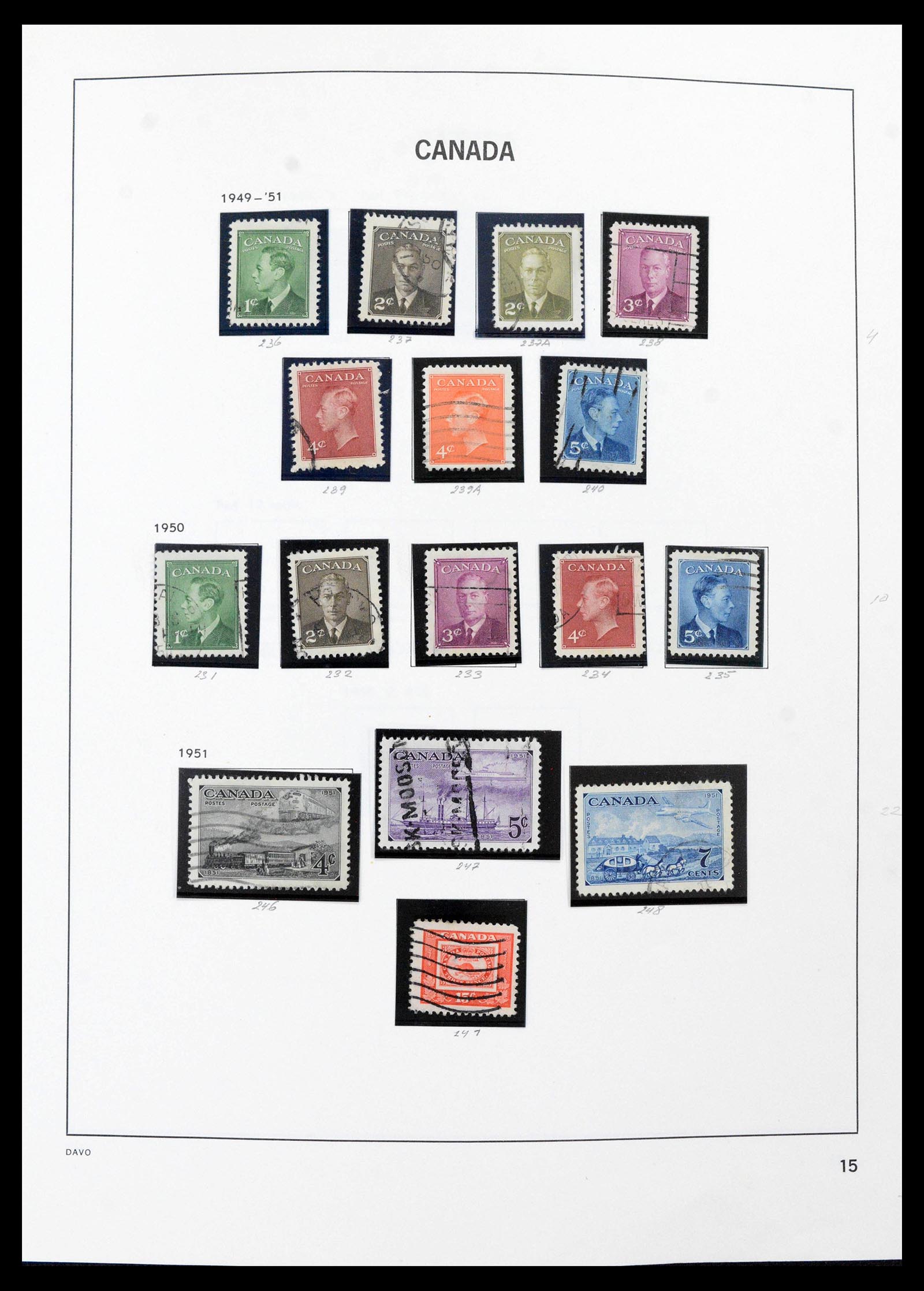 39692 0020 - Stamp collection 39692 Canada 1851-1986.