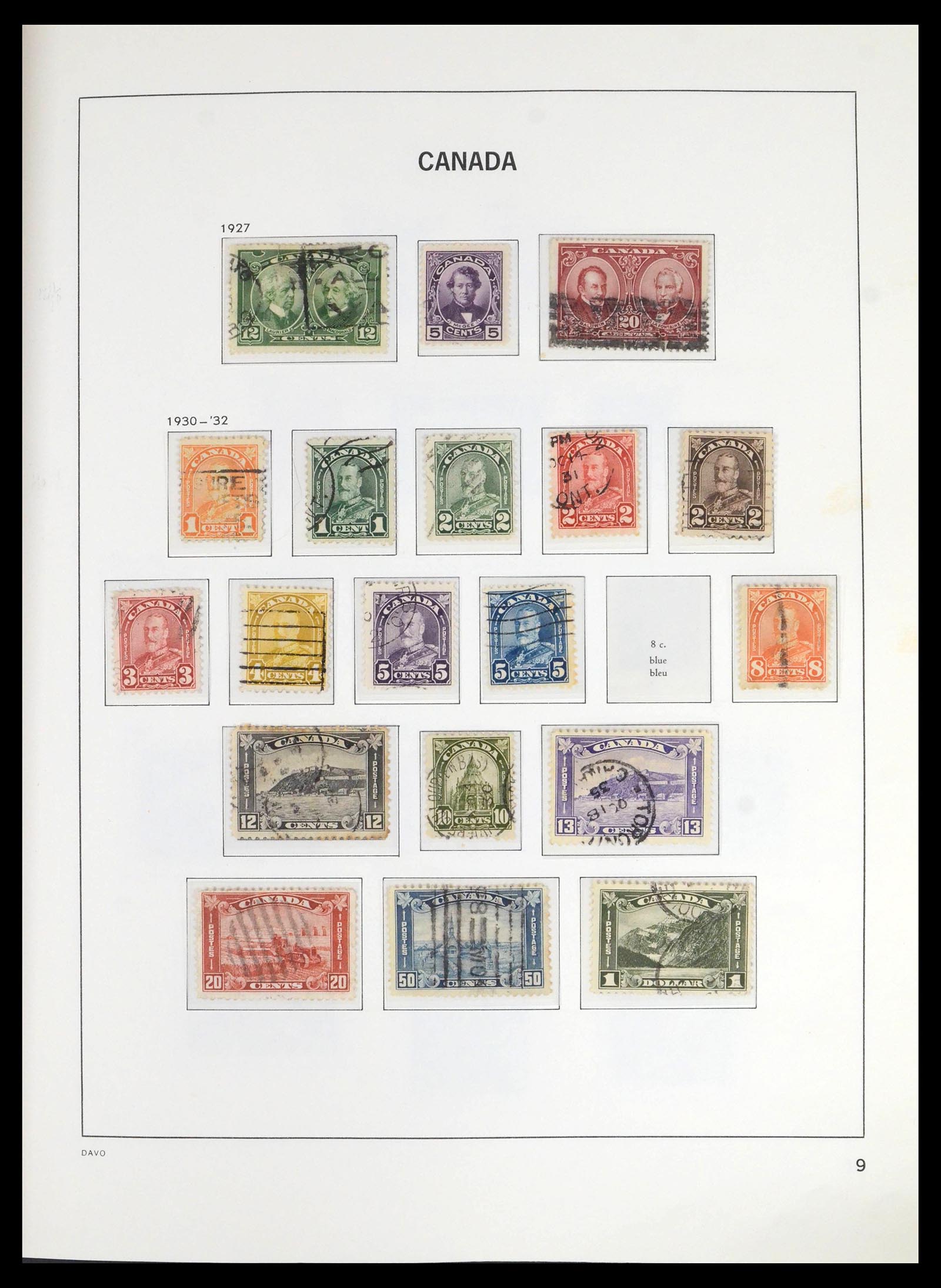 39696 0011 - Stamp collection 39696 Canada 1859-1988.