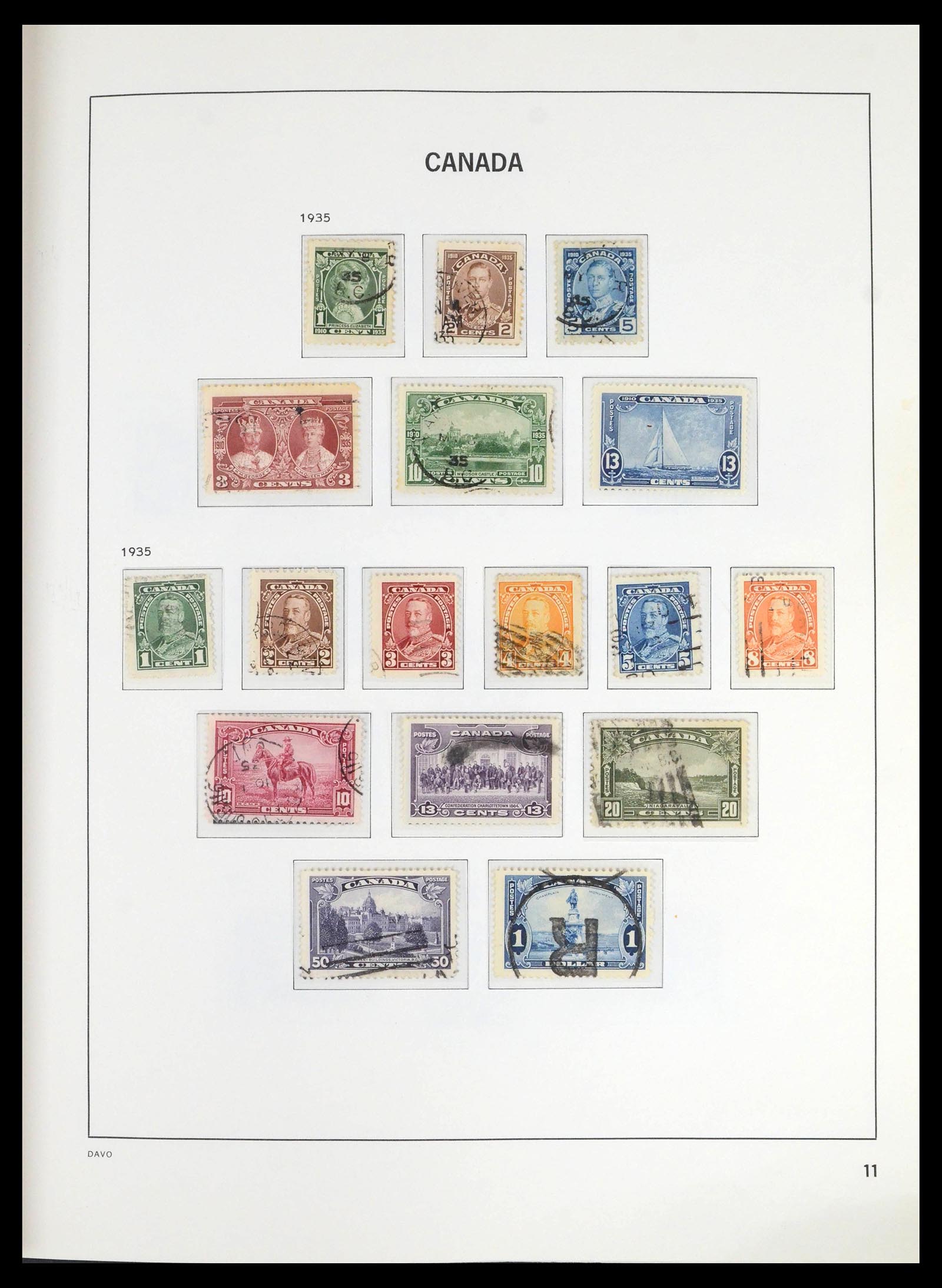 39696 0014 - Stamp collection 39696 Canada 1859-1988.