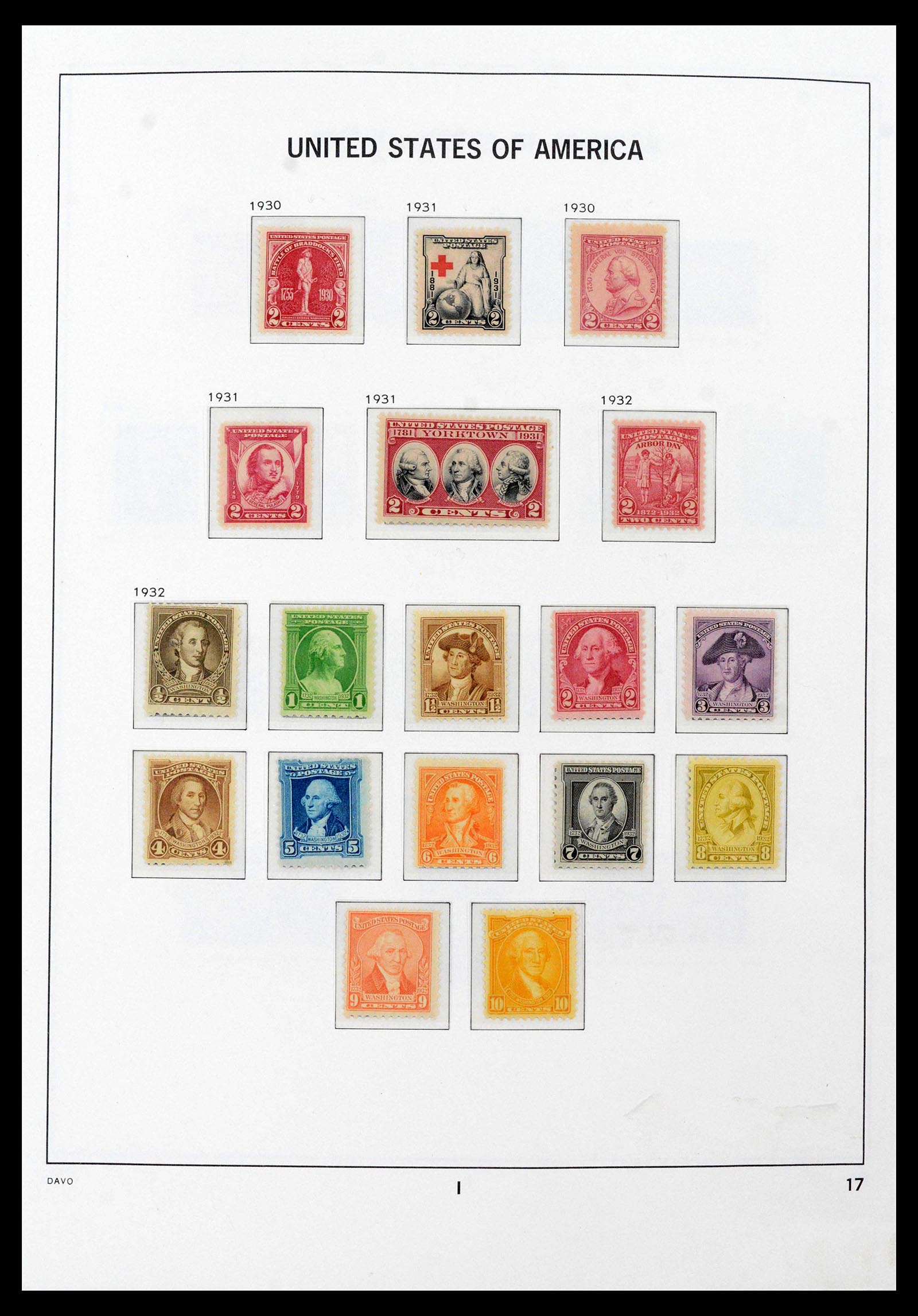 39698 0015 - Stamp collection 39698 USA 1851-1988.