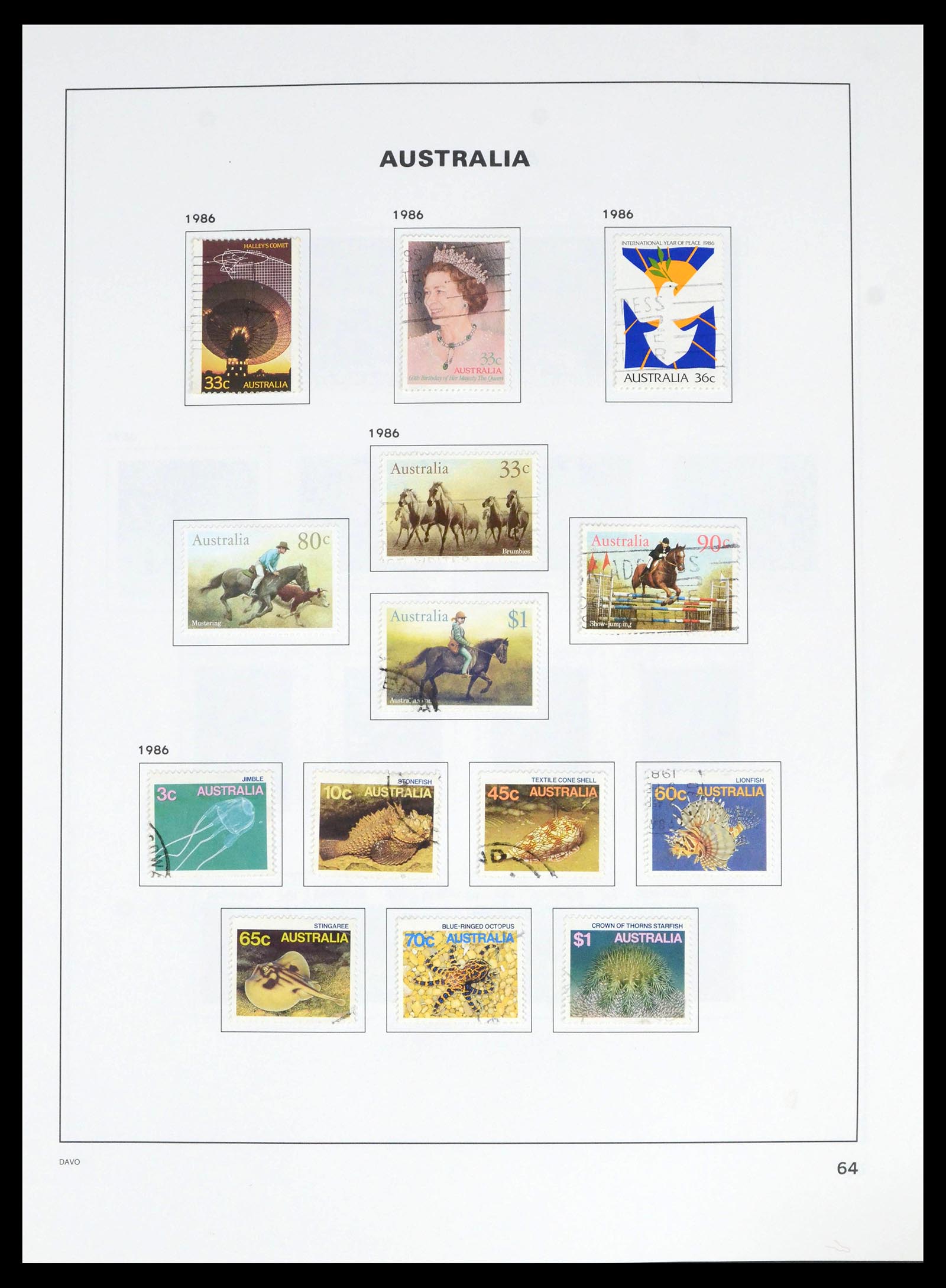 39699 0071 - Stamp collection 39699 Australia 1913-1999.