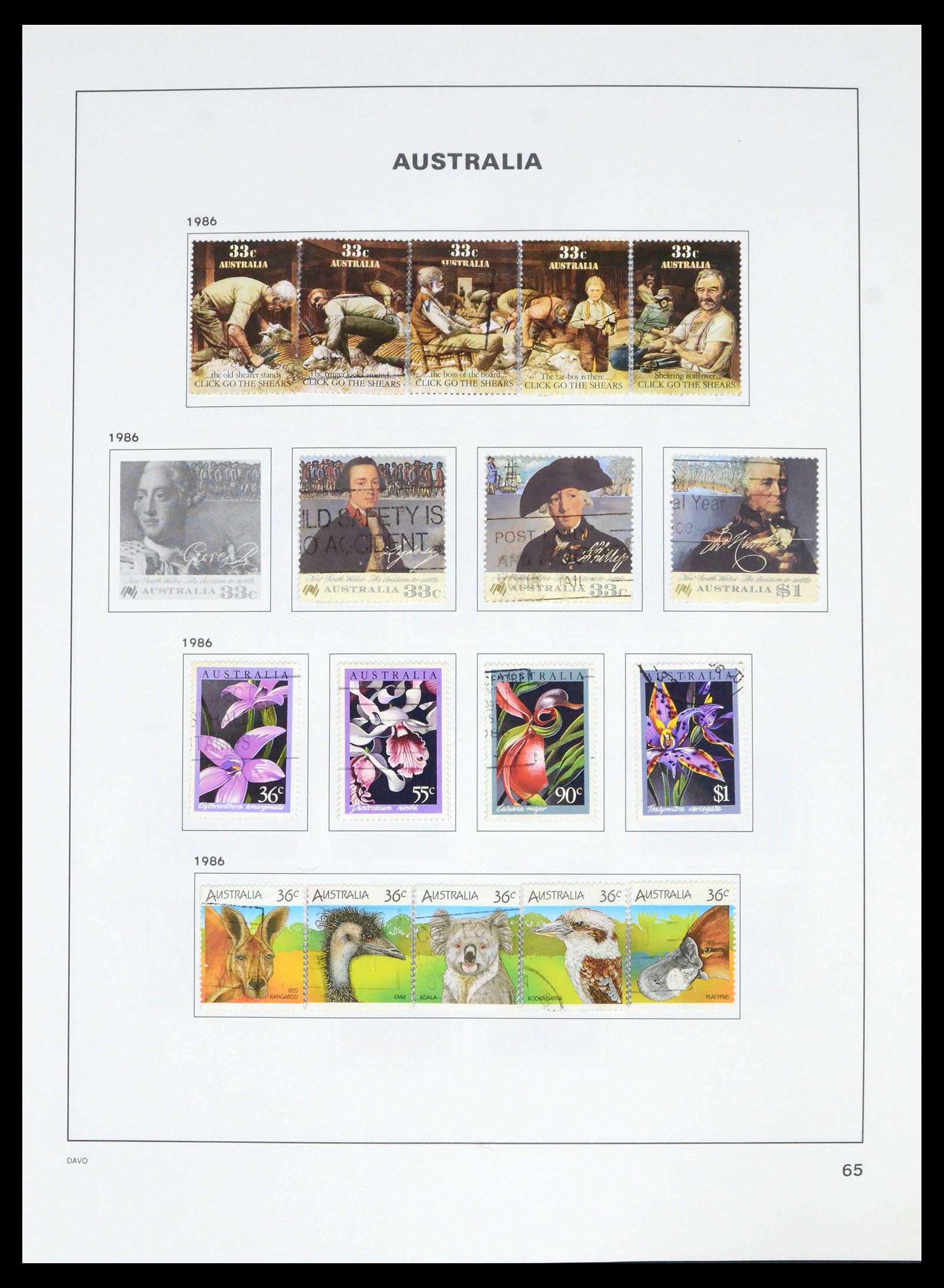 39699 0072 - Stamp collection 39699 Australia 1913-1999.