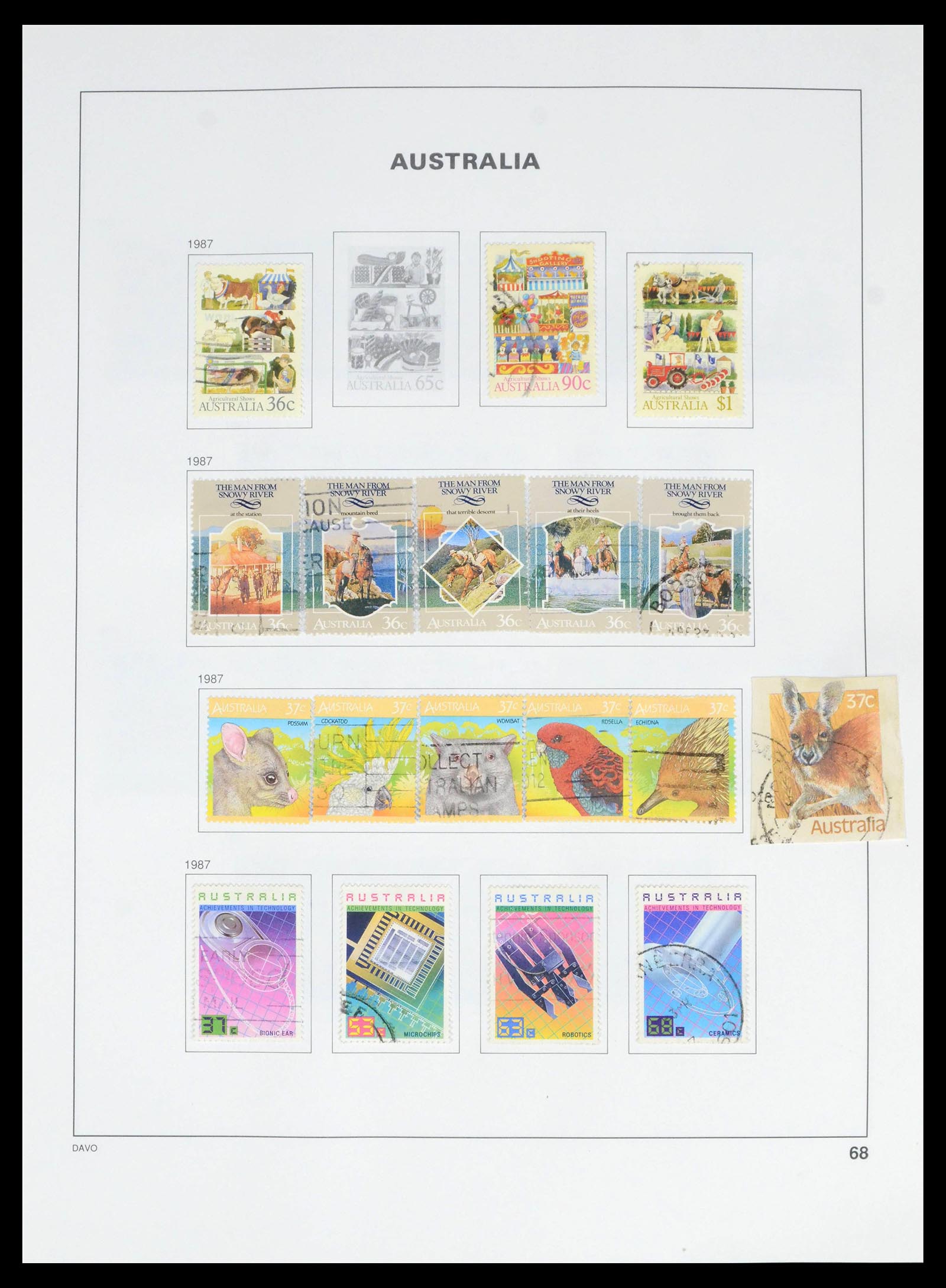 39699 0075 - Stamp collection 39699 Australia 1913-1999.