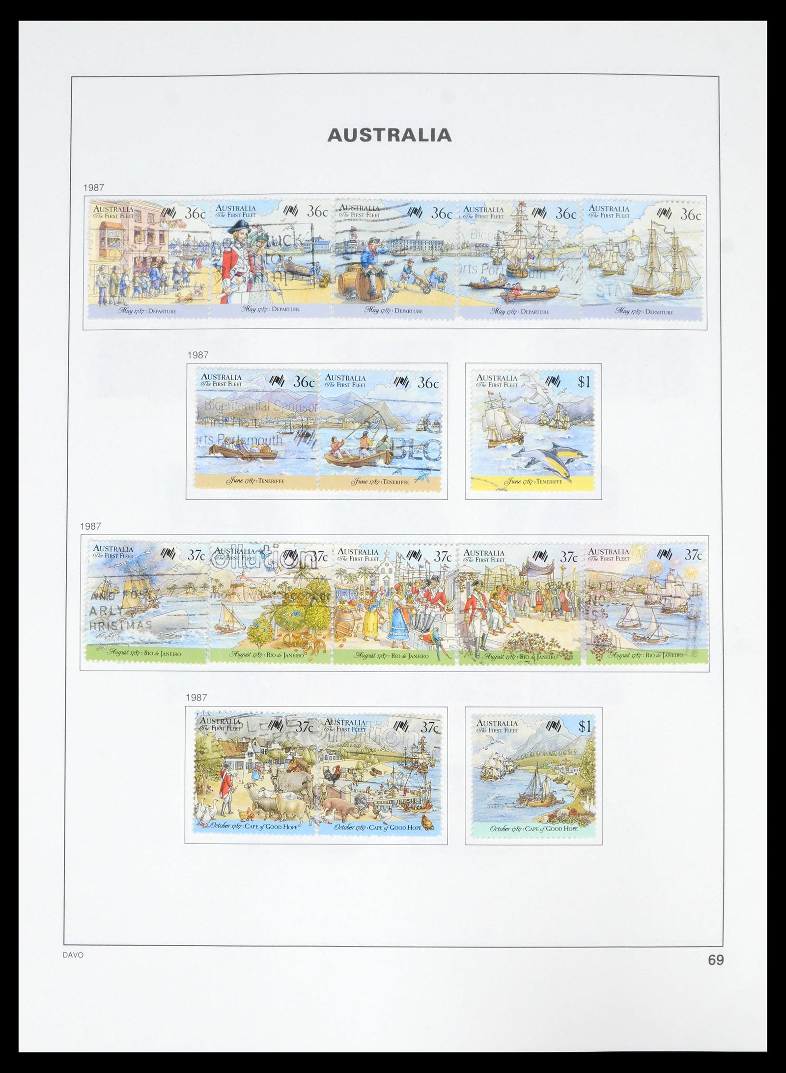 39699 0076 - Stamp collection 39699 Australia 1913-1999.