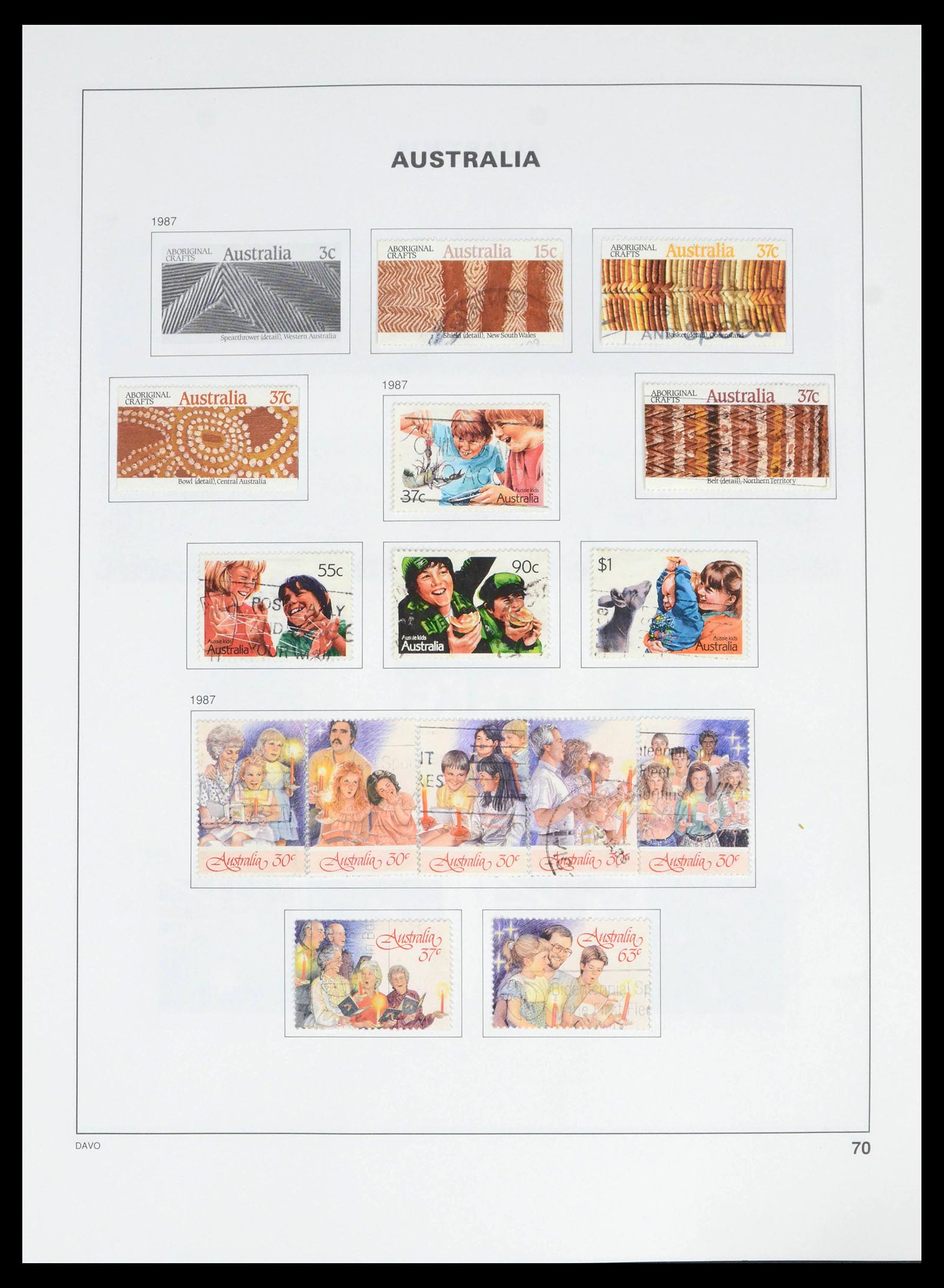 39699 0077 - Stamp collection 39699 Australia 1913-1999.