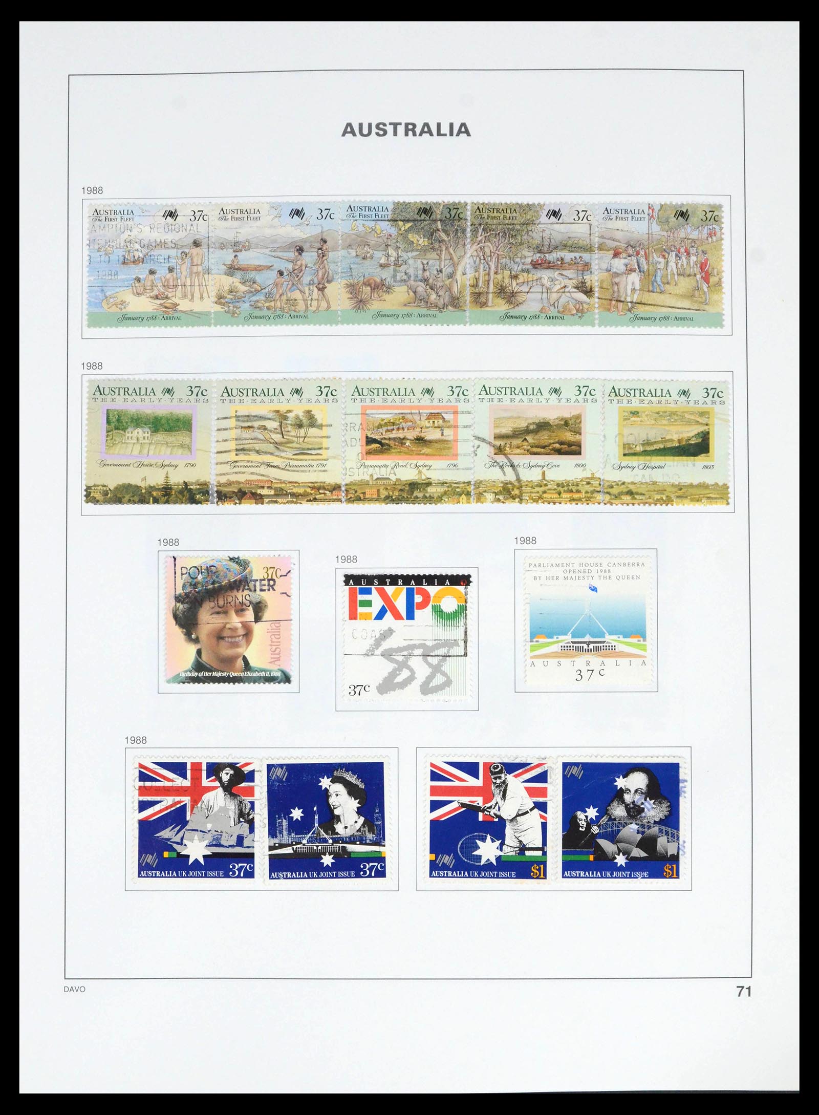 39699 0078 - Stamp collection 39699 Australia 1913-1999.