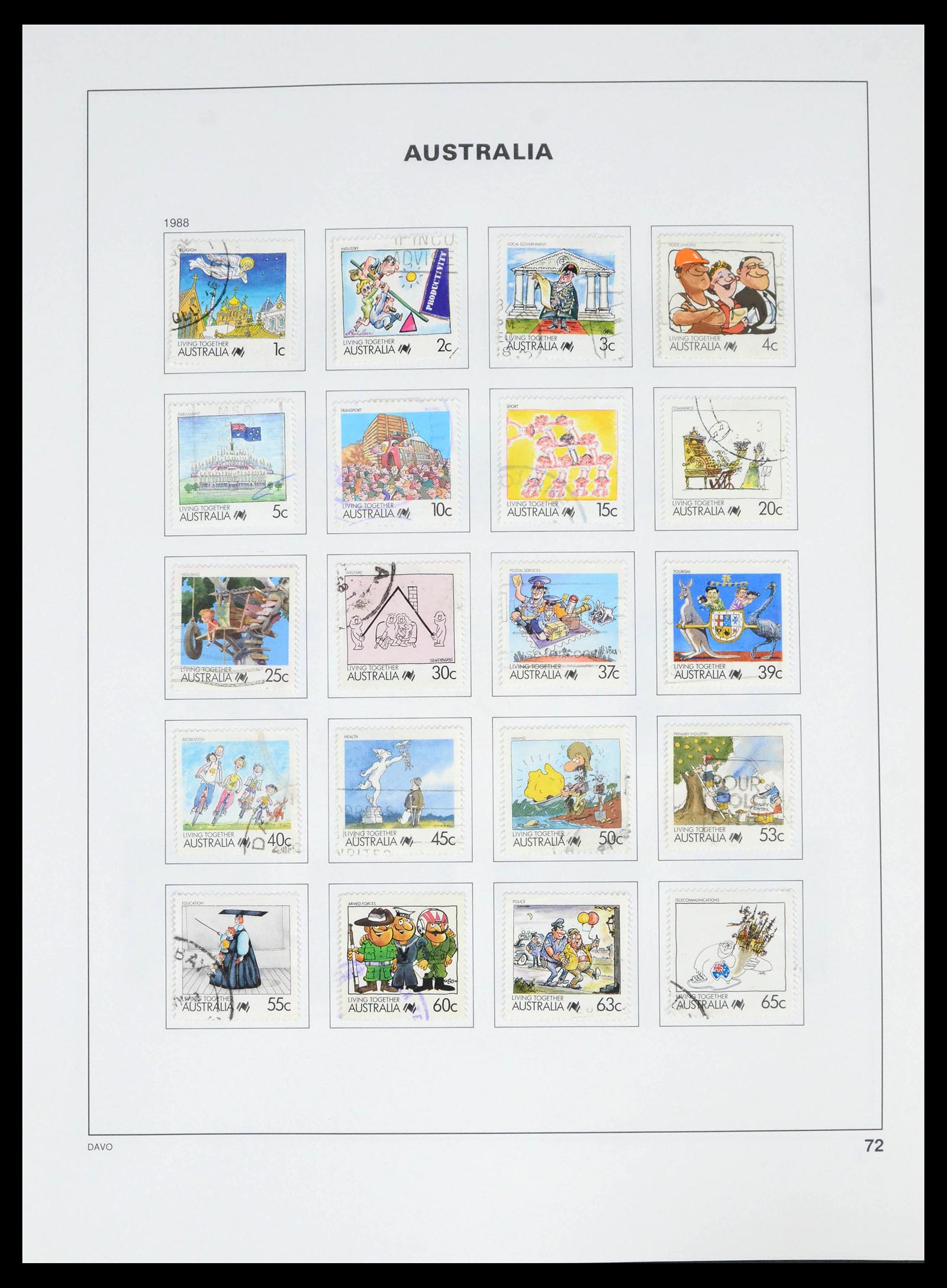 39699 0079 - Stamp collection 39699 Australia 1913-1999.