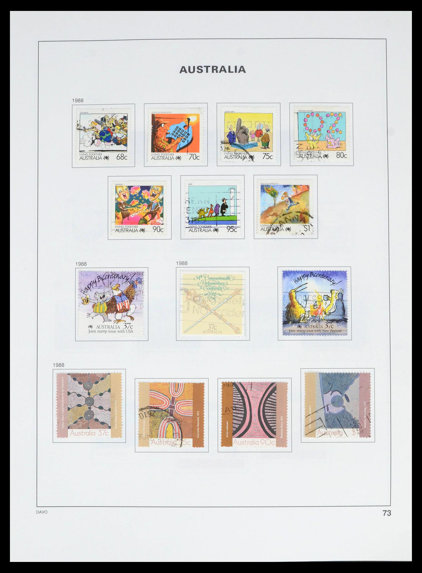 39699 0080 - Stamp collection 39699 Australia 1913-1999.