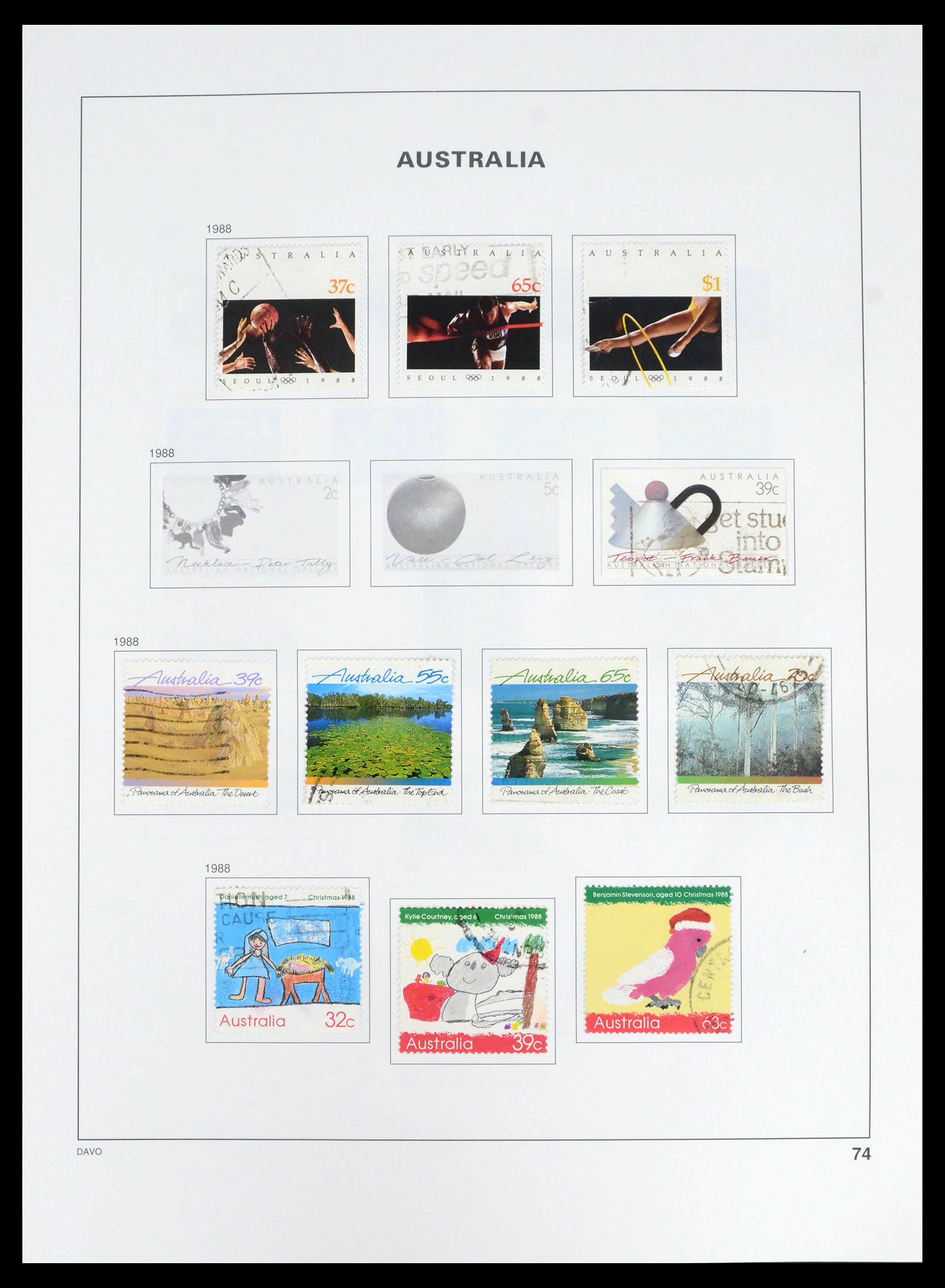 39699 0081 - Stamp collection 39699 Australia 1913-1999.