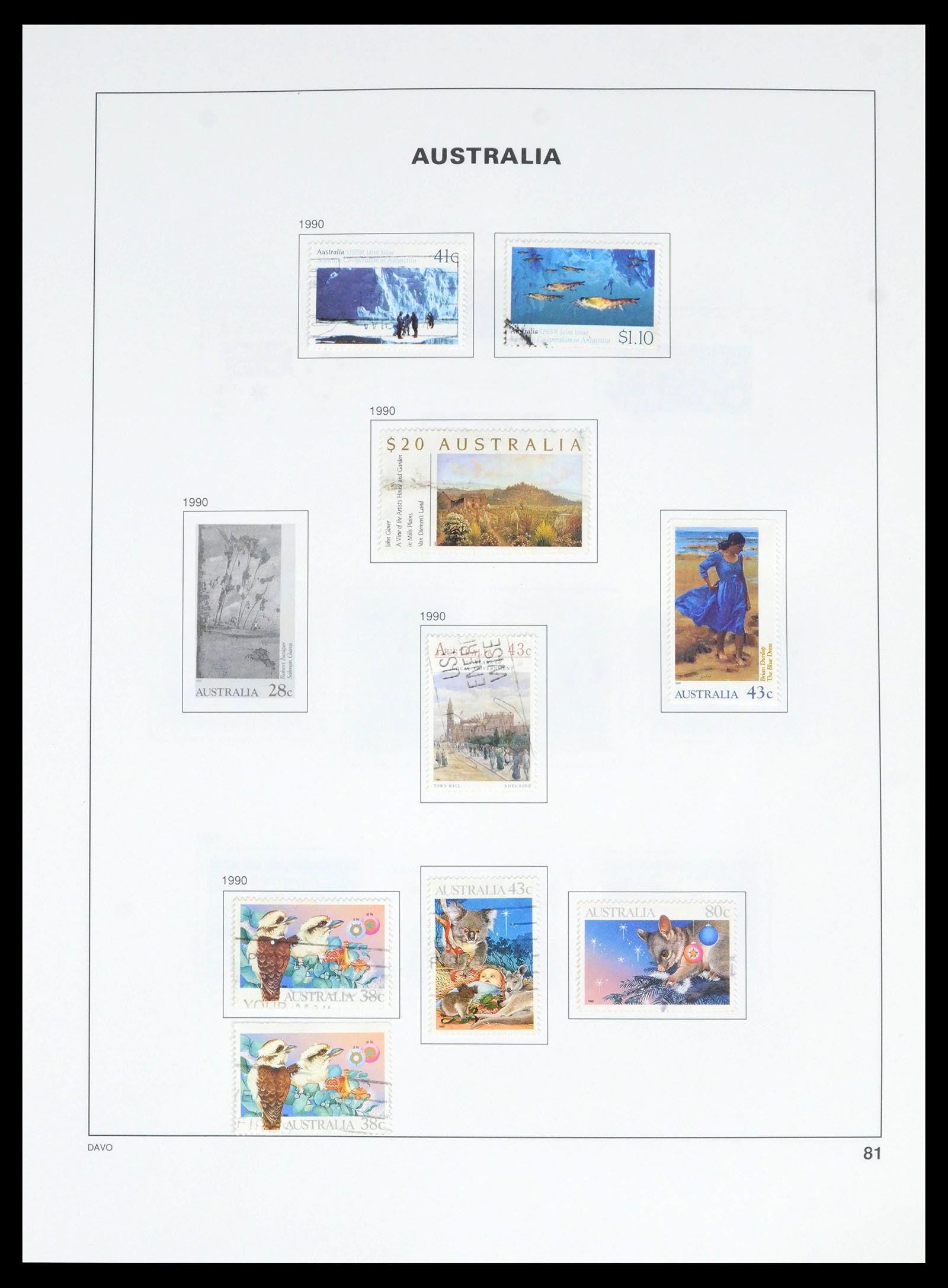 39699 0088 - Stamp collection 39699 Australia 1913-1999.