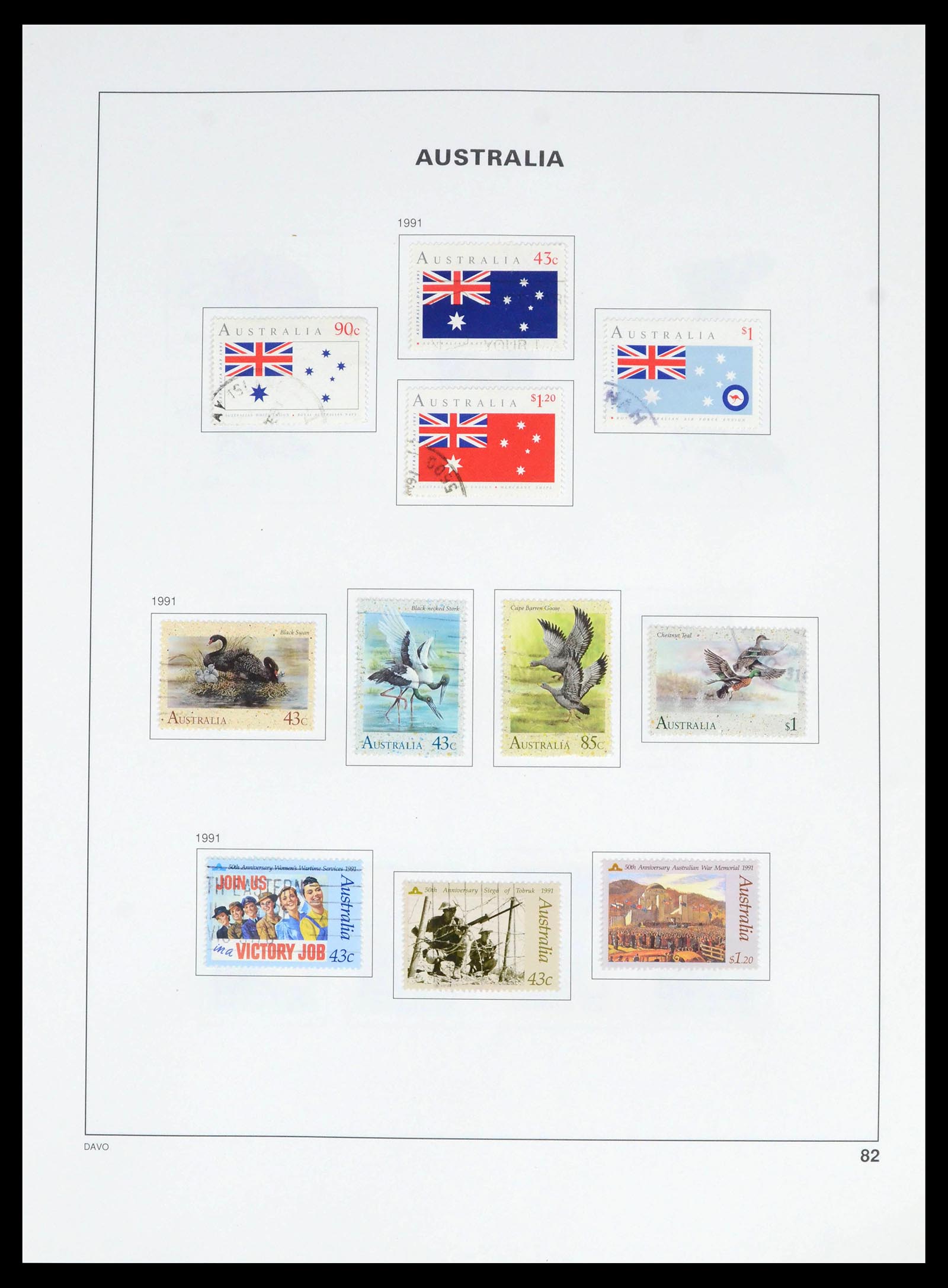 39699 0089 - Stamp collection 39699 Australia 1913-1999.