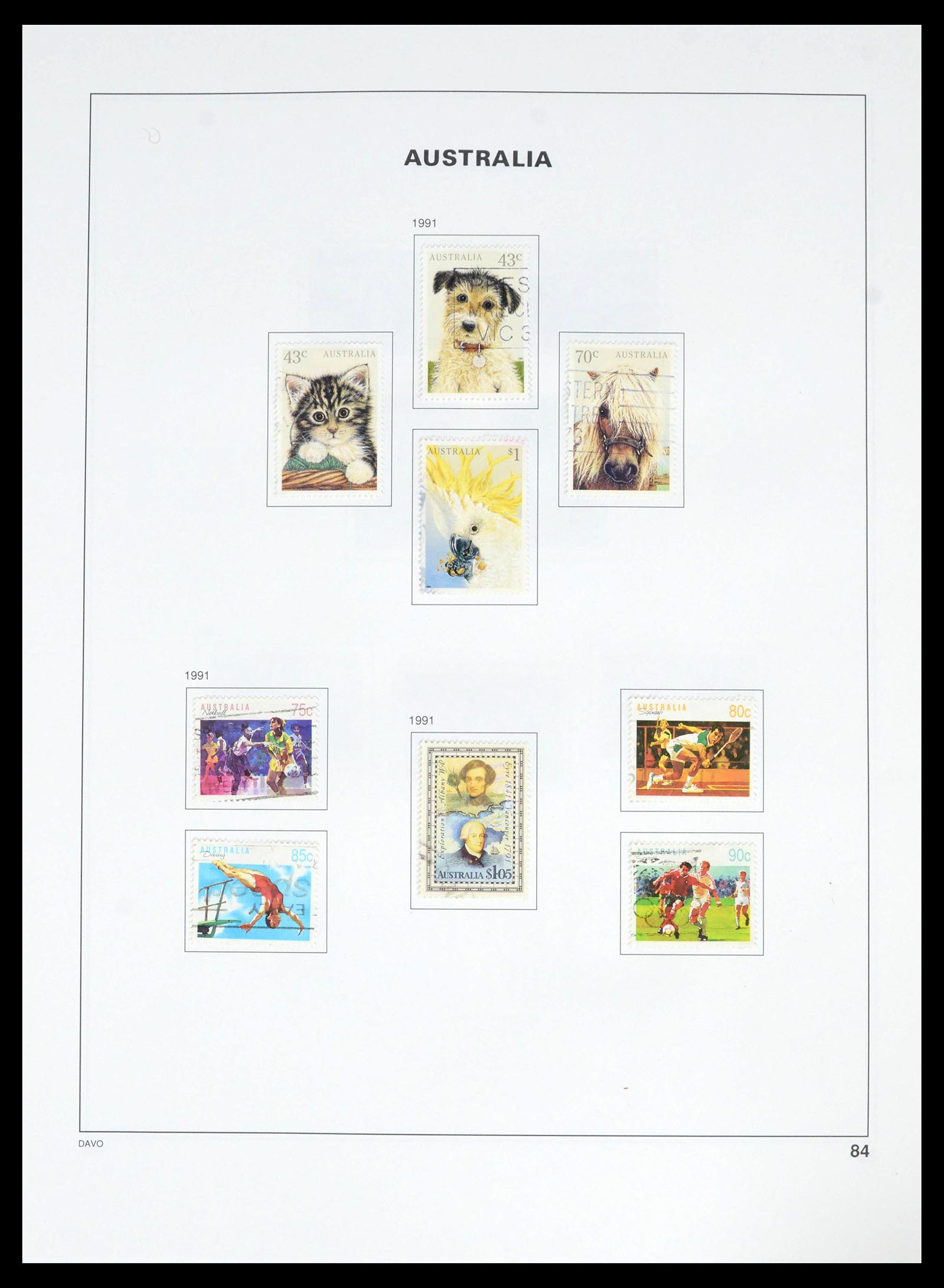 39699 0091 - Stamp collection 39699 Australia 1913-1999.