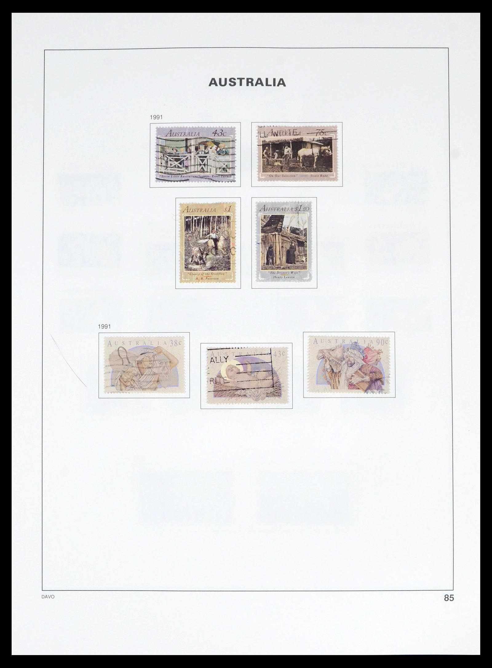 39699 0092 - Stamp collection 39699 Australia 1913-1999.