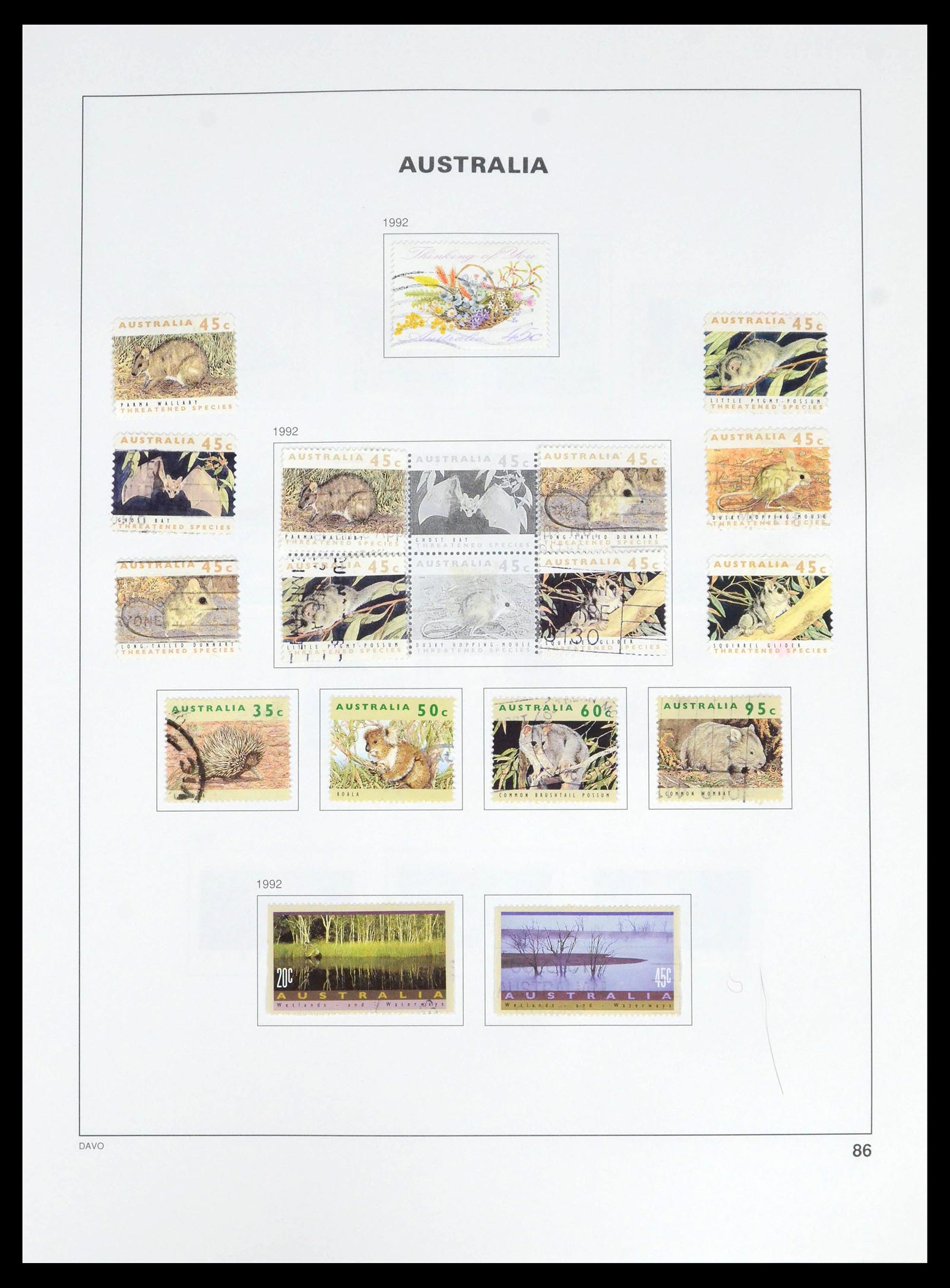 39699 0093 - Stamp collection 39699 Australia 1913-1999.