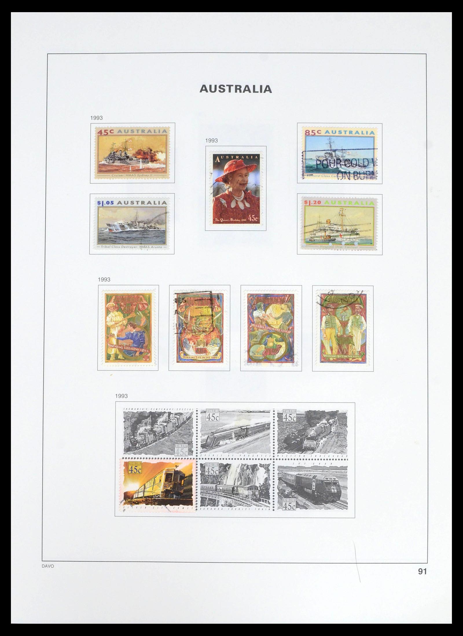 39699 0098 - Stamp collection 39699 Australia 1913-1999.