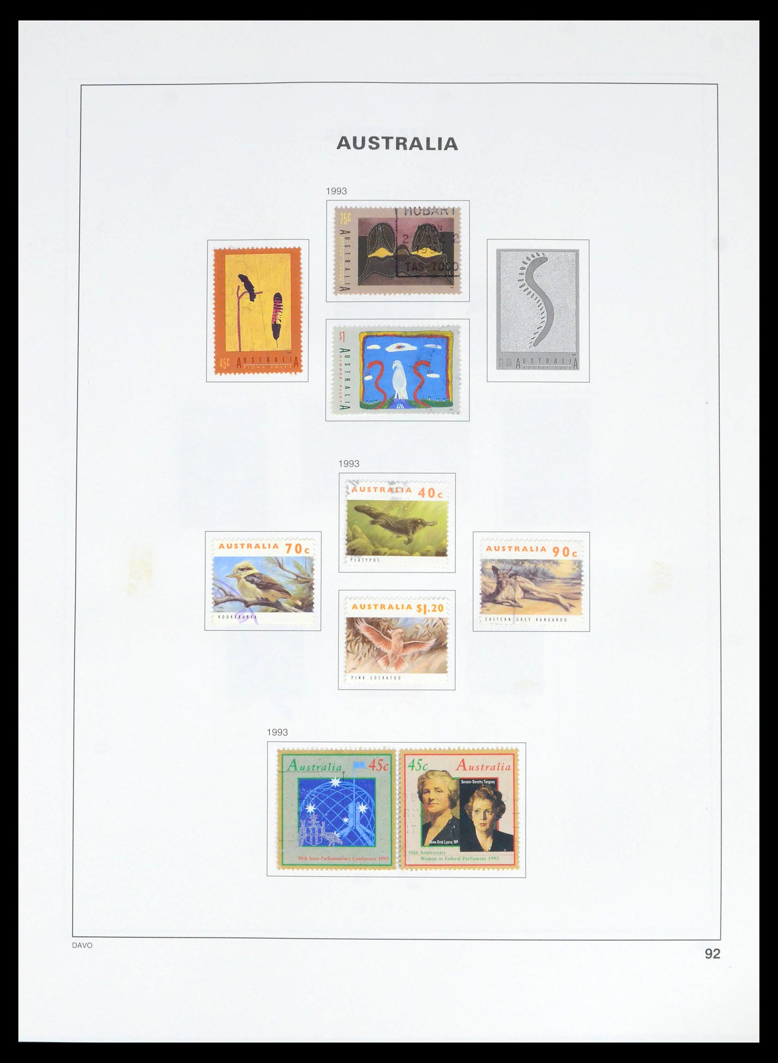 39699 0099 - Stamp collection 39699 Australia 1913-1999.