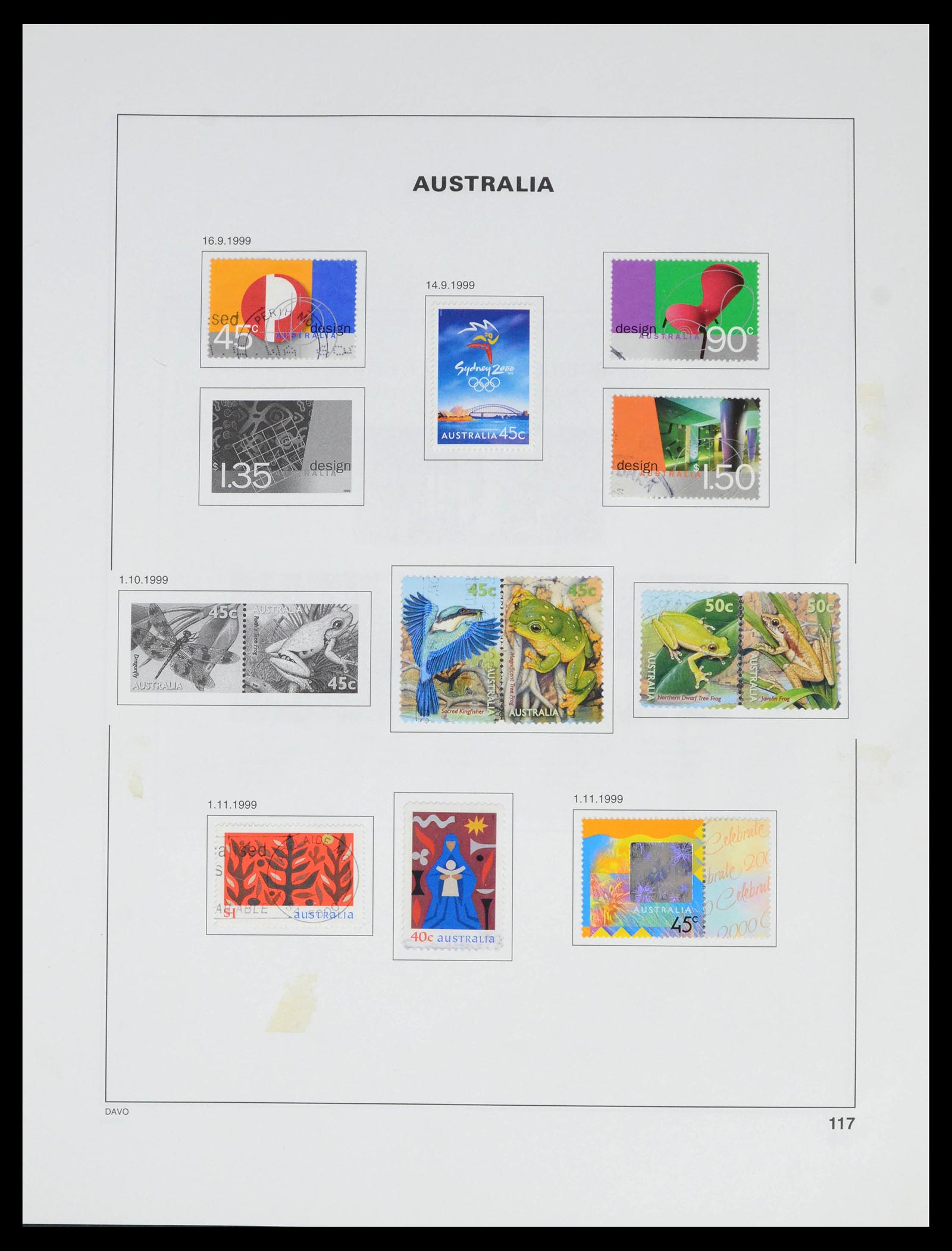 39699 0125 - Stamp collection 39699 Australia 1913-1999.