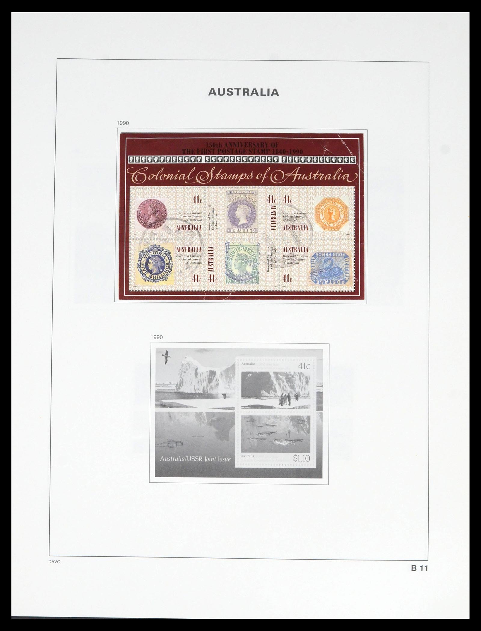 39699 0130 - Stamp collection 39699 Australia 1913-1999.