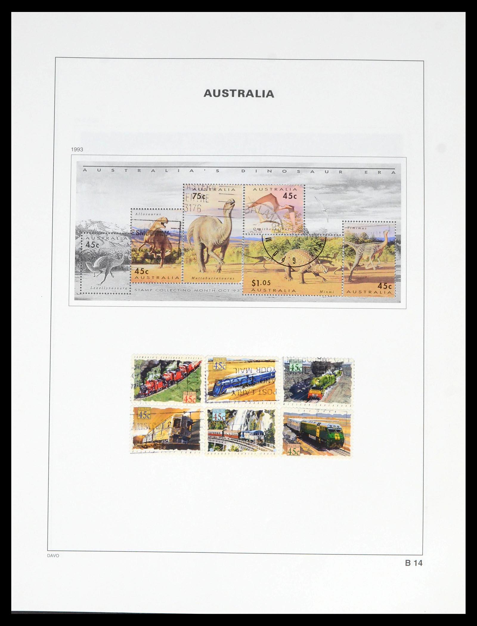 39699 0131 - Stamp collection 39699 Australia 1913-1999.