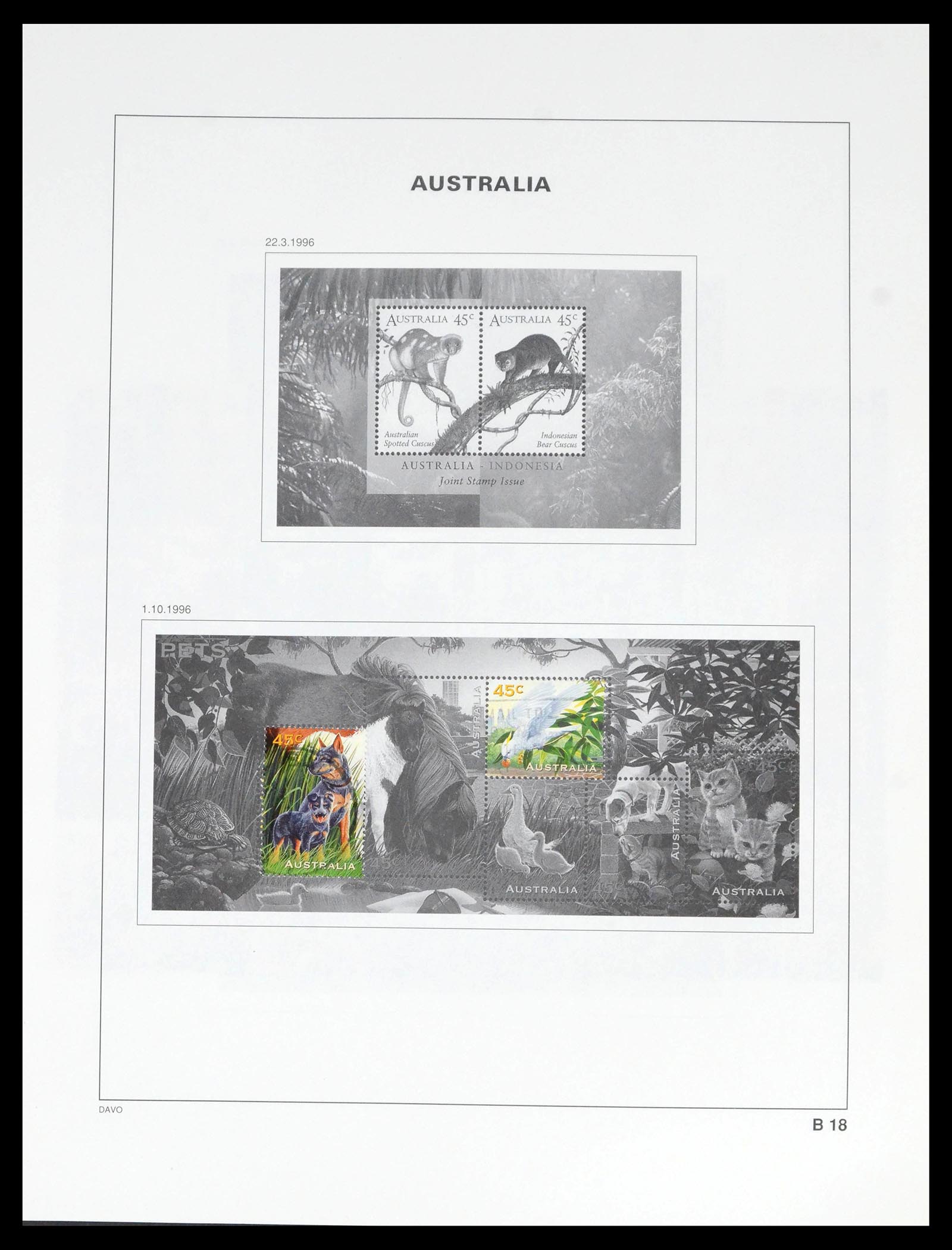 39699 0134 - Stamp collection 39699 Australia 1913-1999.